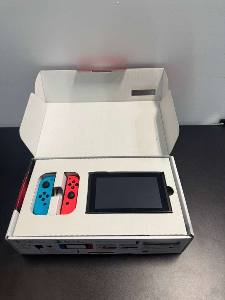 Nintendo Switch 32GB Handheld Console – Neon Red/Neon Blue