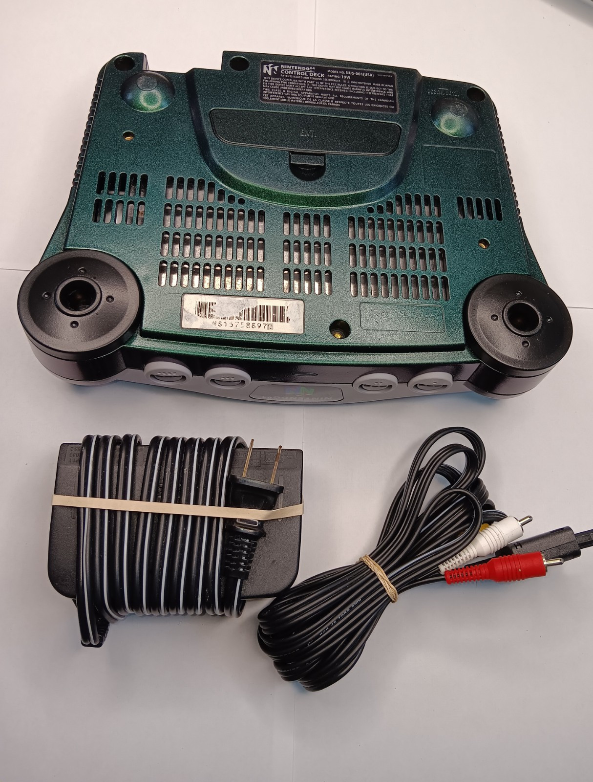 Custom painted Nintendo64 console bundle -Green To Purple Shifting-FAST shipping