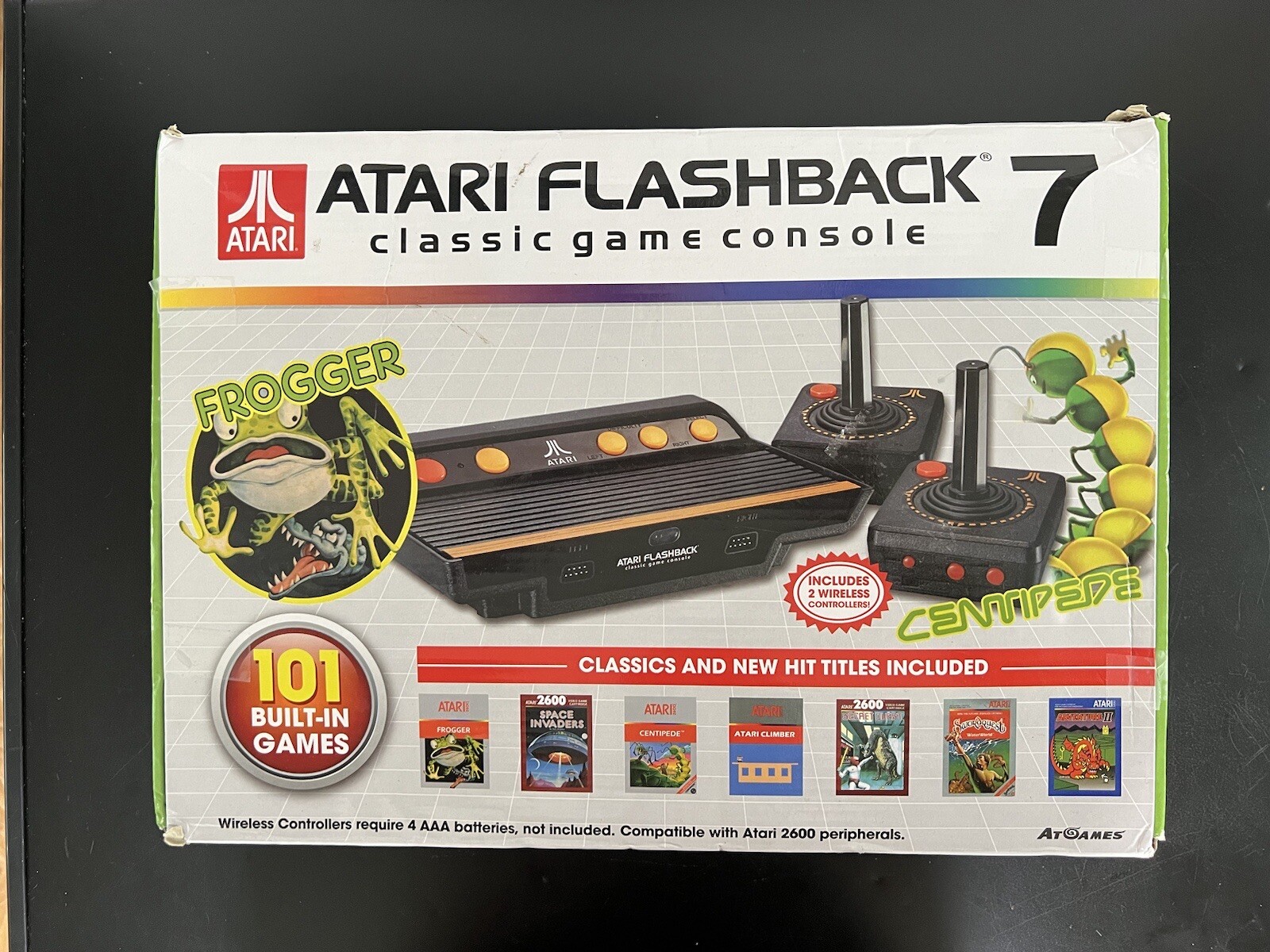 Atari Flashback 7 Classic Videogame Console 101 Built-in Games with Box