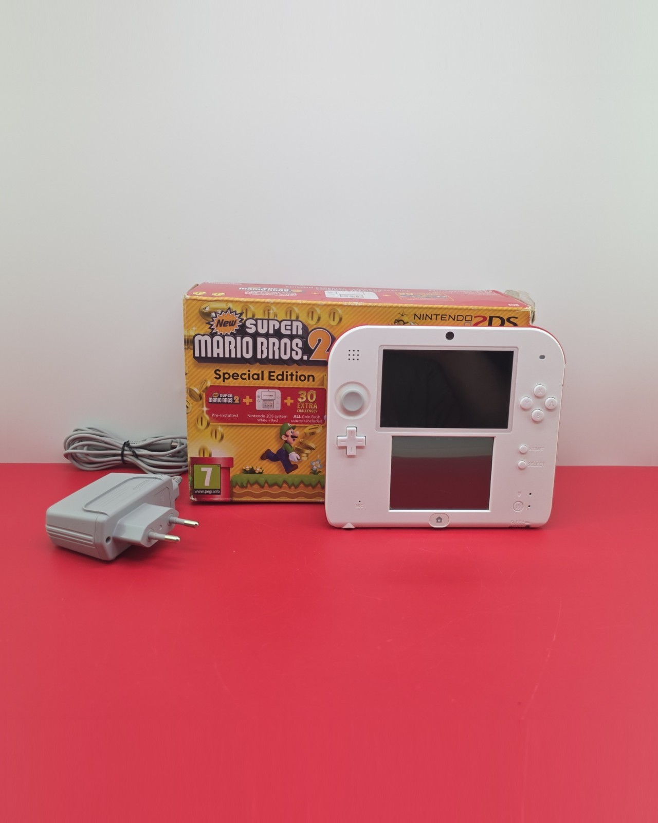 Nintendo 2DS Super Mario Bros. 2 Special Edition COMPLETE Console