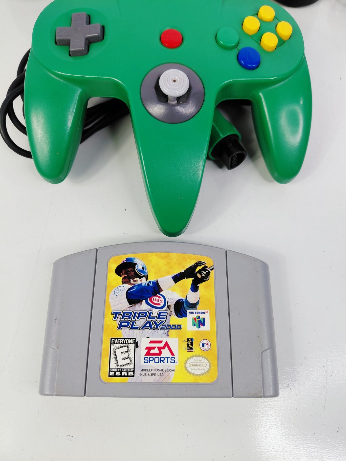 Nintendo 64 Console N64 w/ Controller Power & AV Cables Tested Working ALL OEM