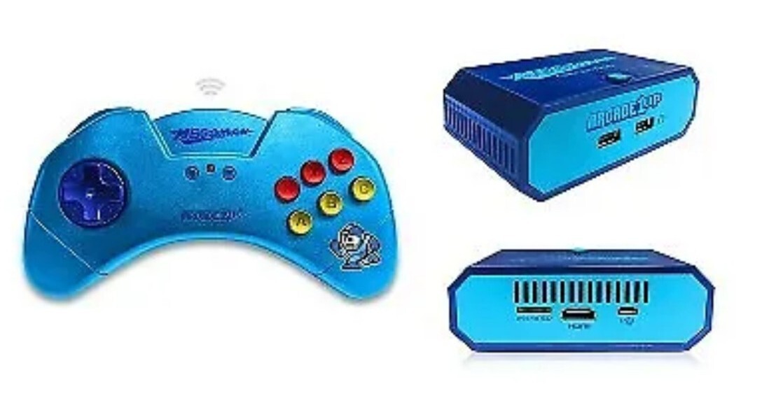 Tested Arcade1Up Wireless Plug & Play Set – Mega Man HDMI Game Version 1 Thru 6
