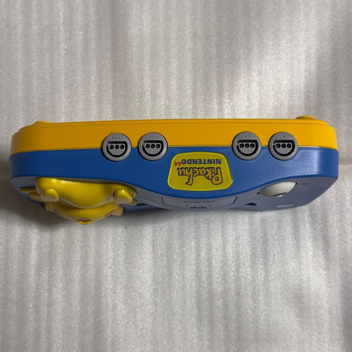 Nintendo 64 Console Pokemon Pikachu Blue Yellow Edition Woking Tested F/S