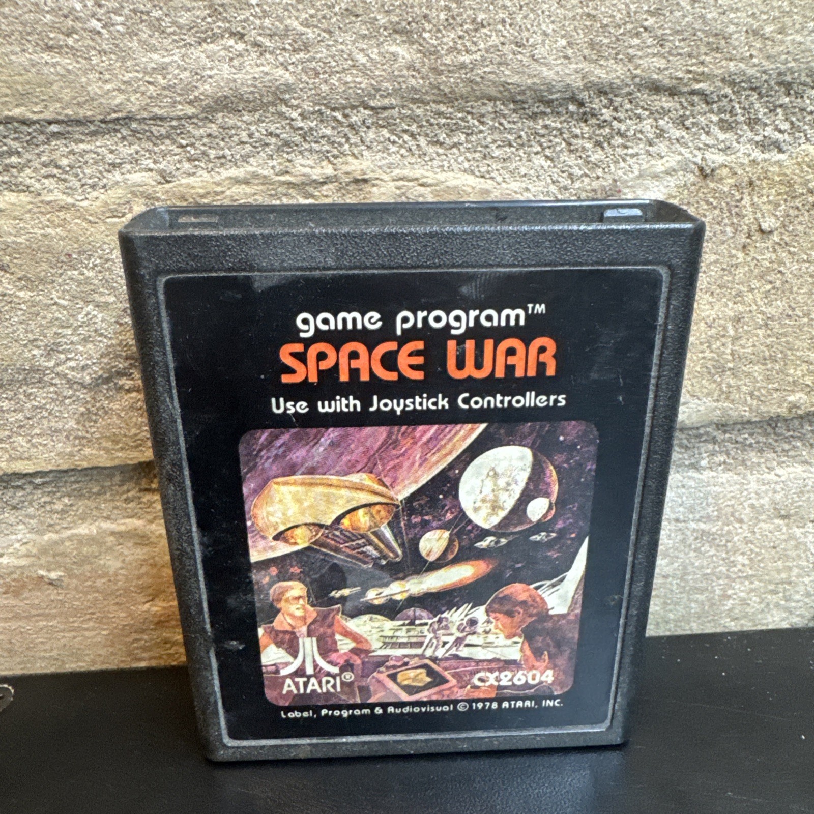 Atari 2600 Space War CX-2604 Game Cartridge 1978 TESTED