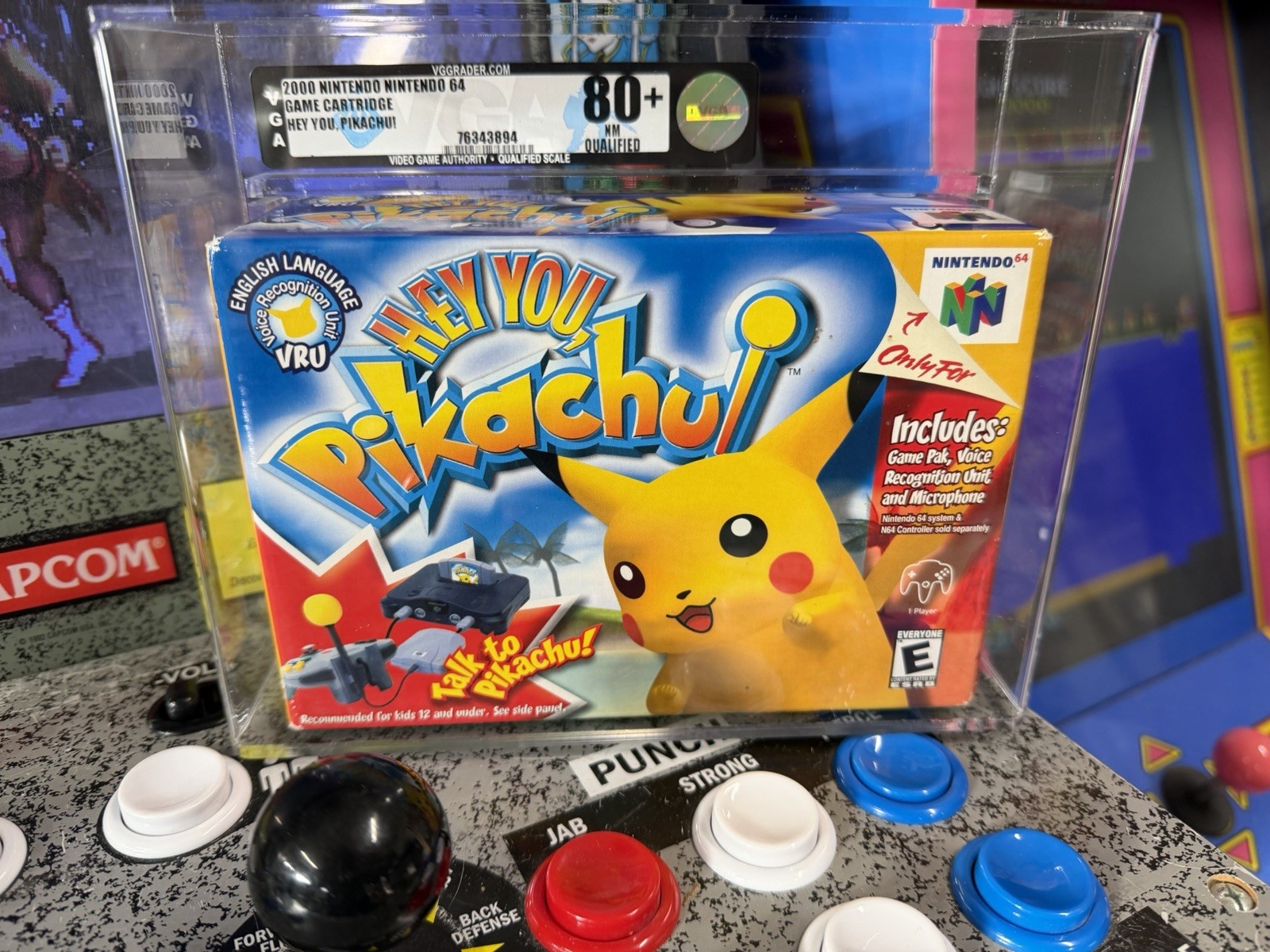 2000 Nintendo N64 Hey You, Pikachu Pokemon Complete CIB Graded VGA 80+ Qualified