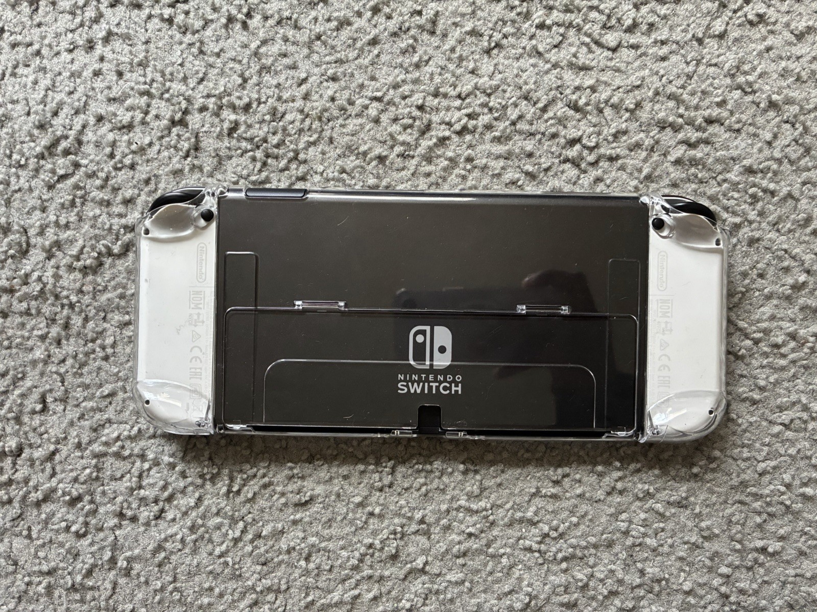 Nintendo Switch OLED White Console 64GB w/ Dock,128 SD Card, Adapter, + 2 Games