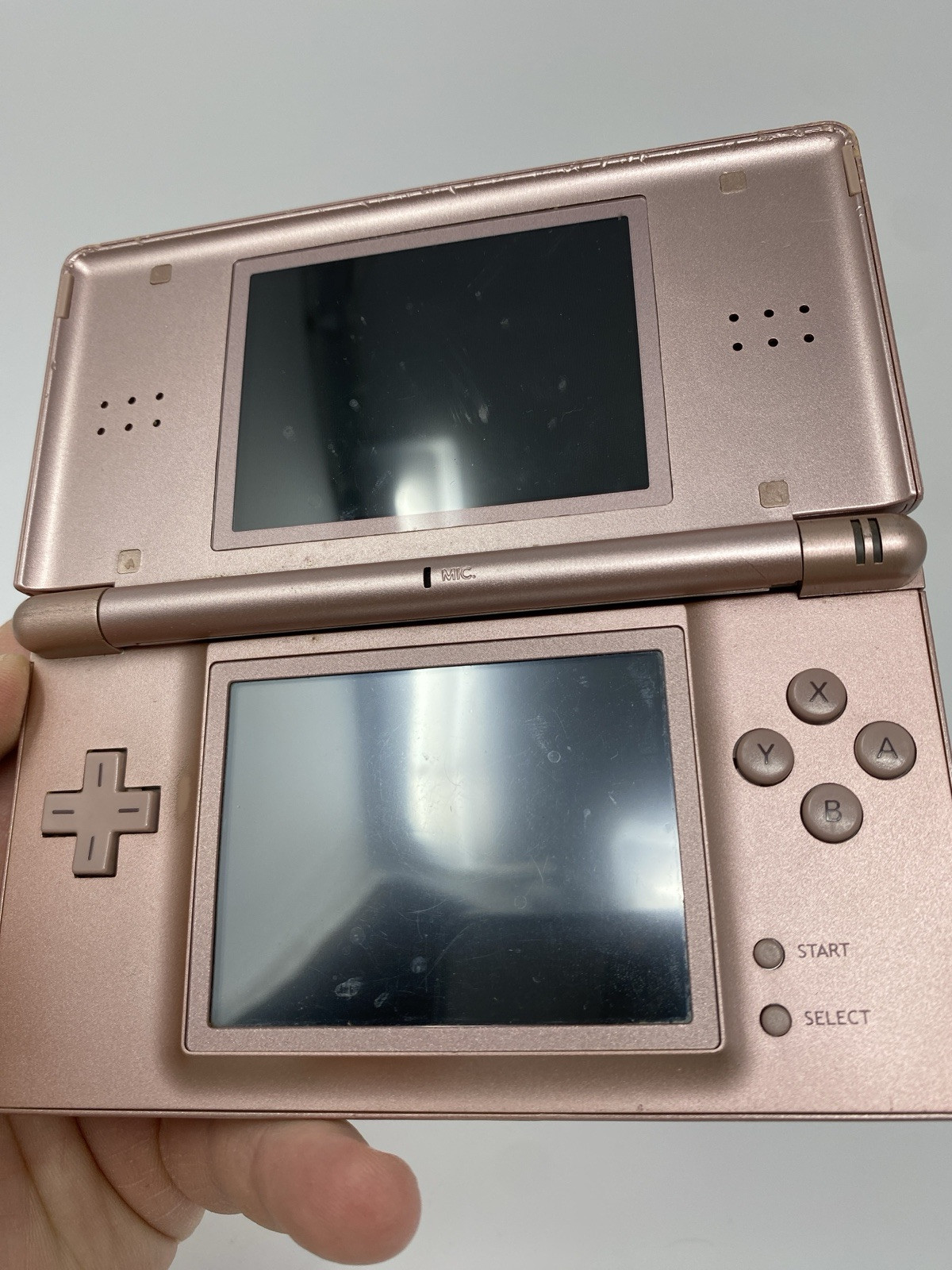 Nintendo DS Lite Pink Handheld USG-001 W/Charger *Tested* Ships Fast