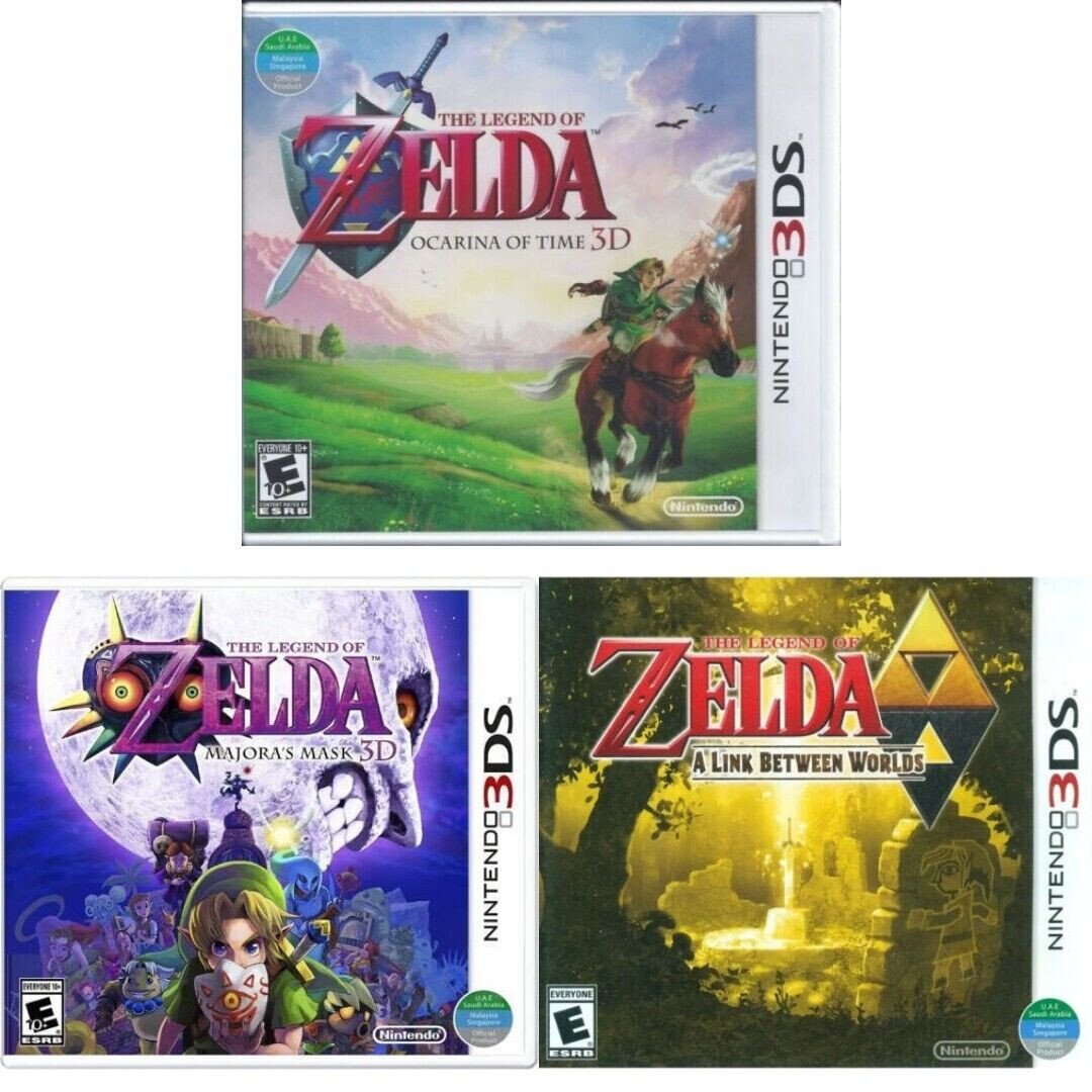 The Legend of Zelda Ocarina of Time 3D & Majora’s Mask 3D &A Link Between Worlds