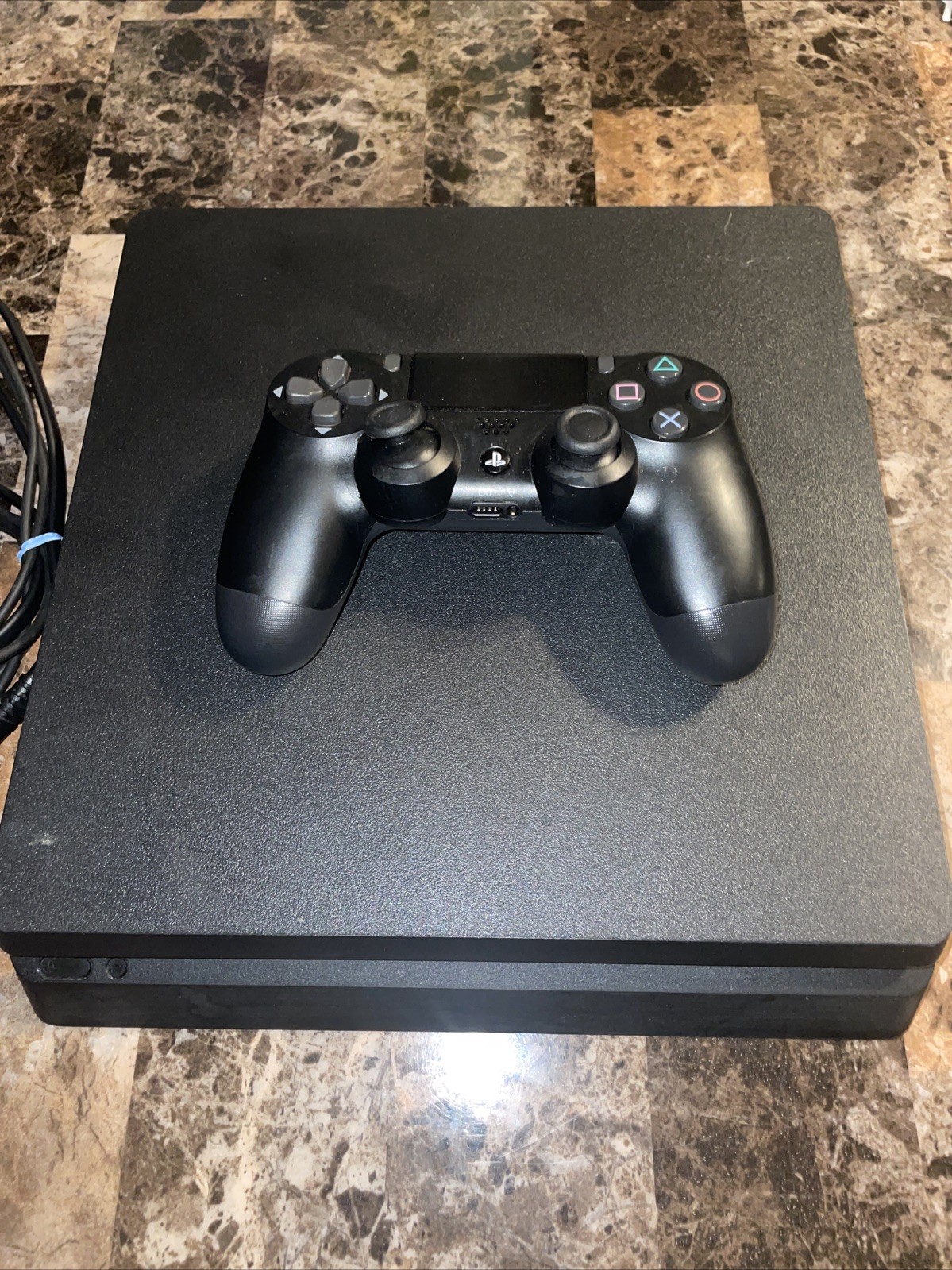 Sony PlayStation 4 Slim 500GB Gaming Console with Controller – Black