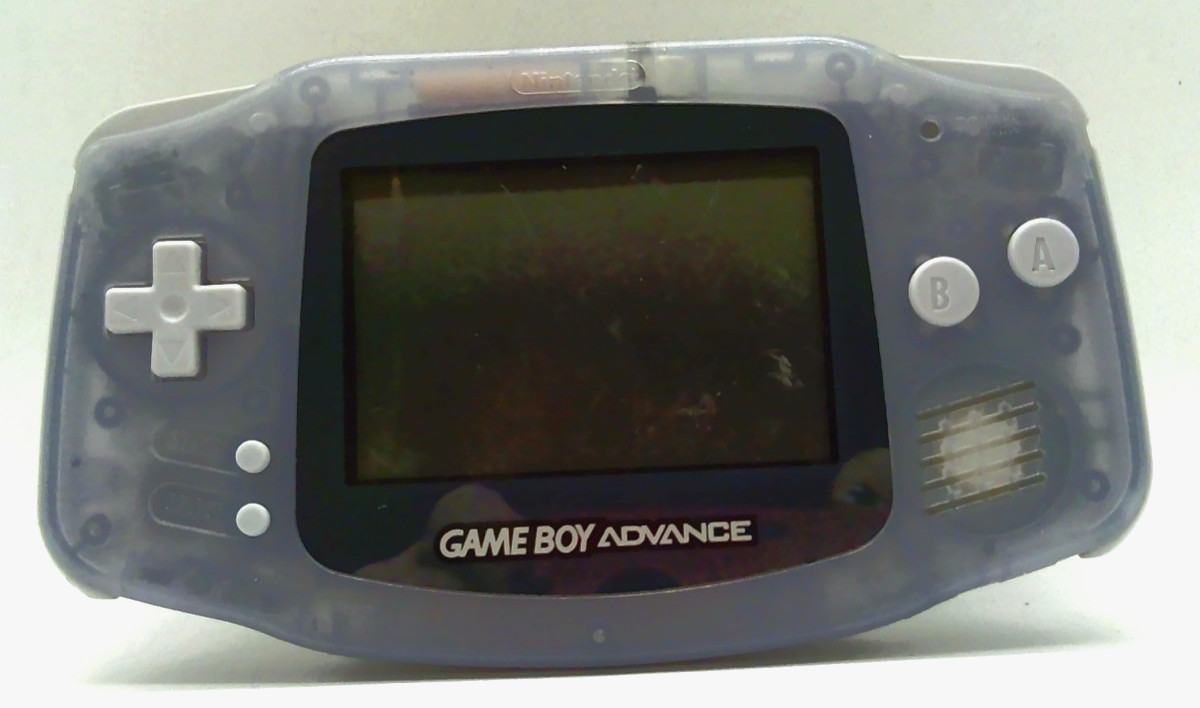 NINTENDO GAMEBOY ADVANCE AGB-001 CLEAR Handheld Game Console (EC3042181)