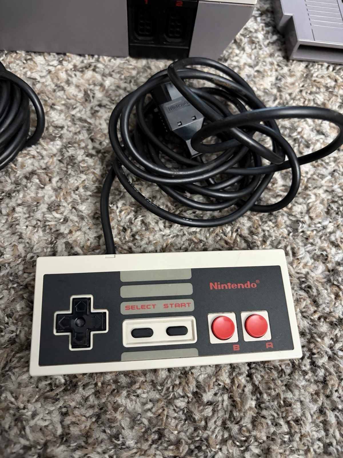 Nintendo NES Console Bundle Super Mario Bros 1 2 3 Zapper 2 Controllers Tested