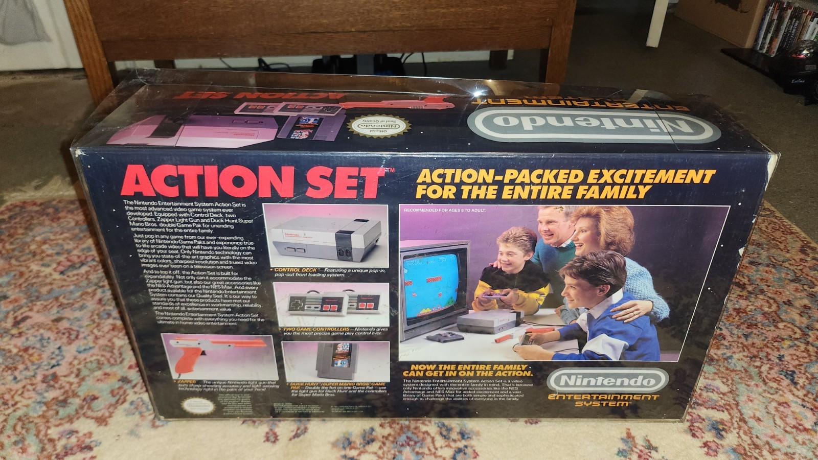 Nintendo NES Action Set Almost CIB