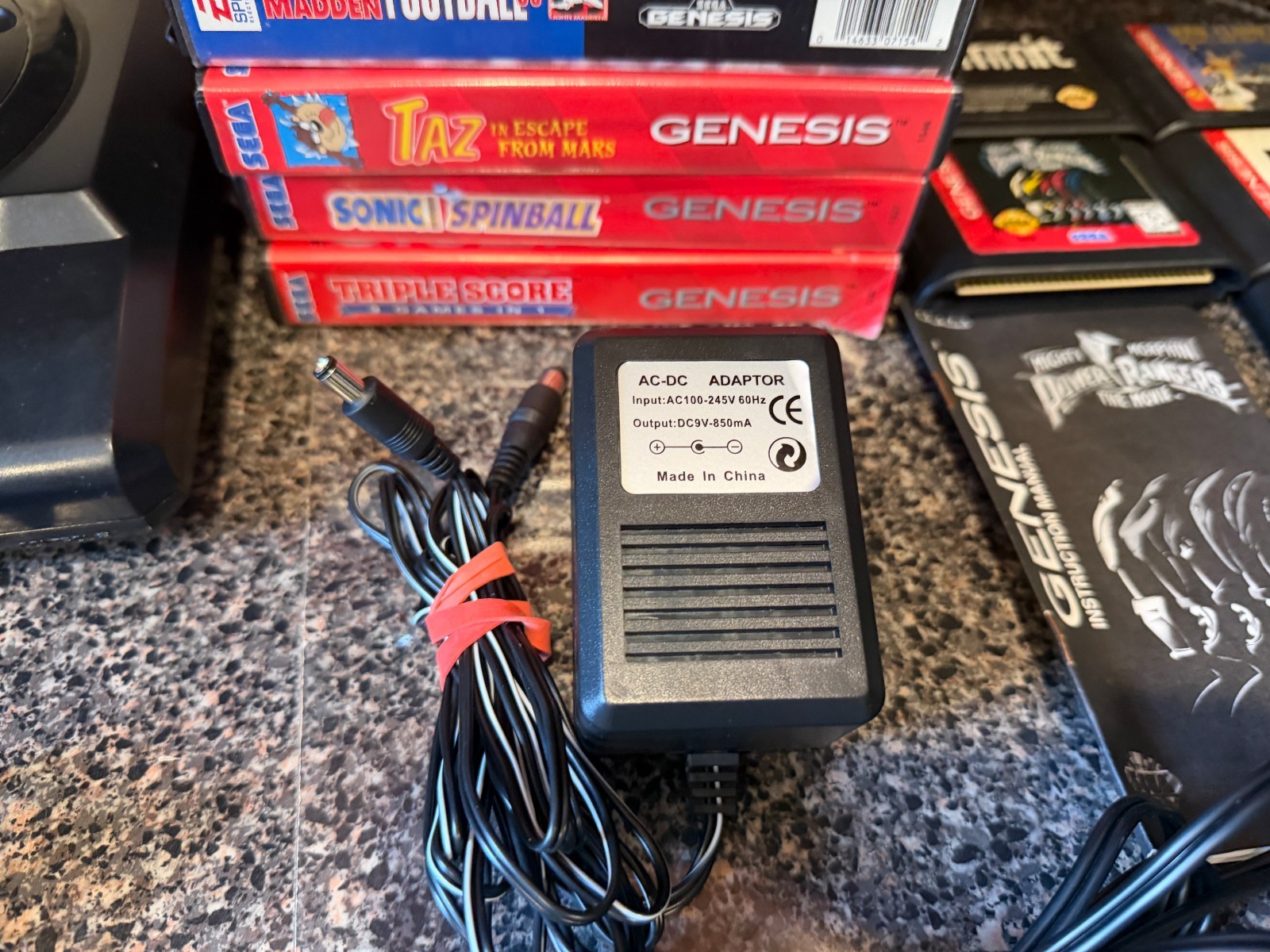 Sega Genesis Model 1 Console Bundle 2 Controller, 12 Games, & Power/Av Cables!