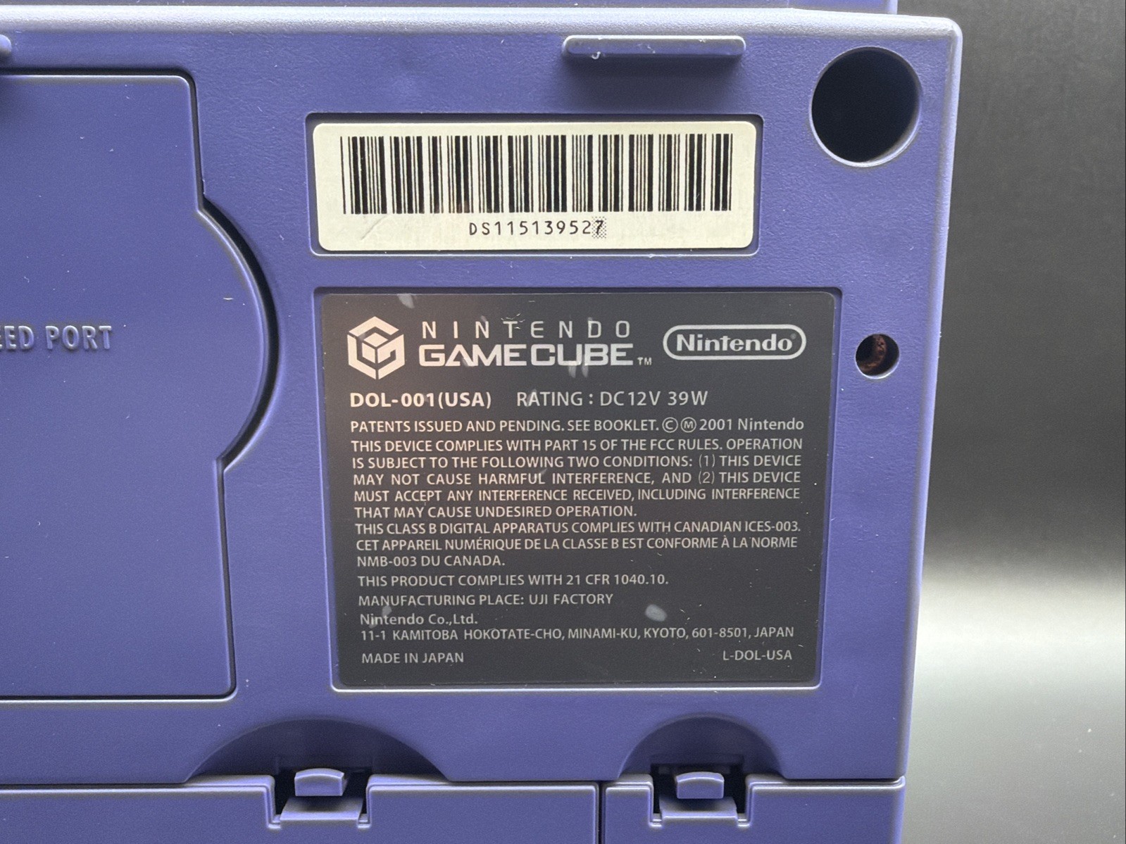 Nintendo GameCube Indigo DOL‑001 Console Bundle •NEW BATTERY!• Tested Working