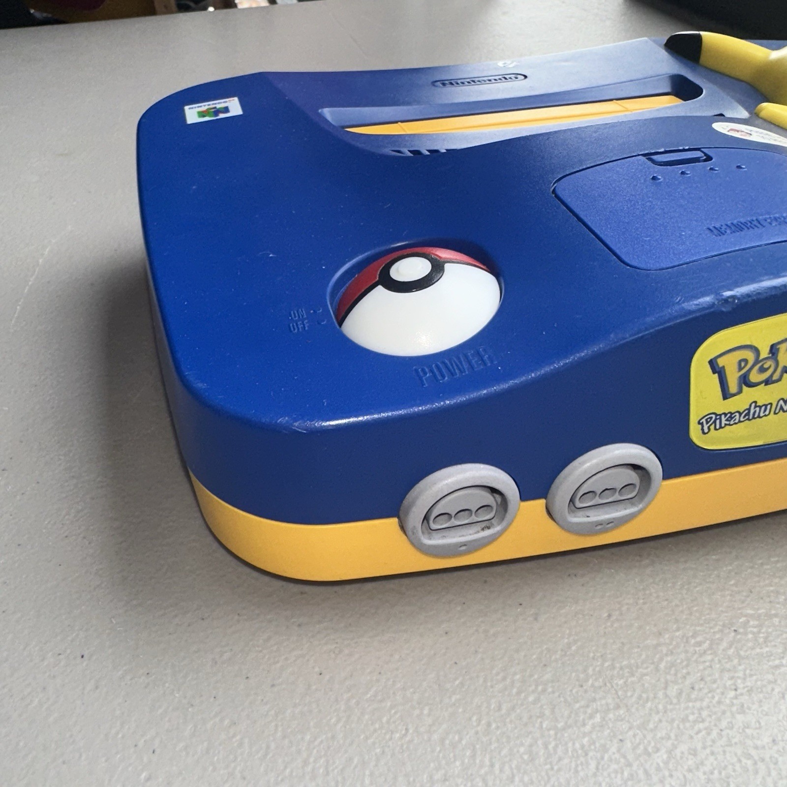 NINTENDO 64 N64 POKEMON PIKACHU EDITION CONSOLE ONLY Tested Works Great!