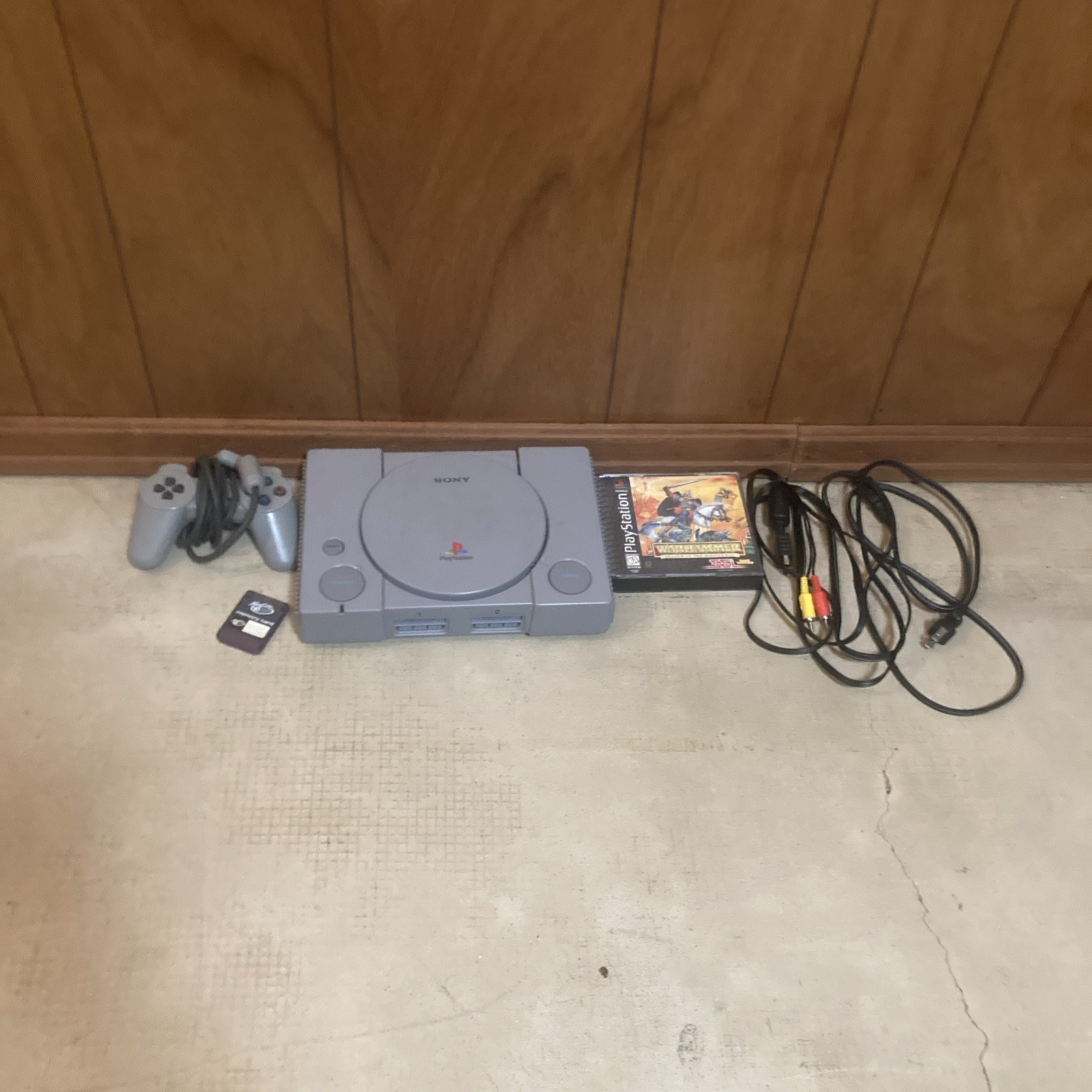 Sony PlayStation 1 PS1 SCPH-7501 Console System Bundle – Tested and Works