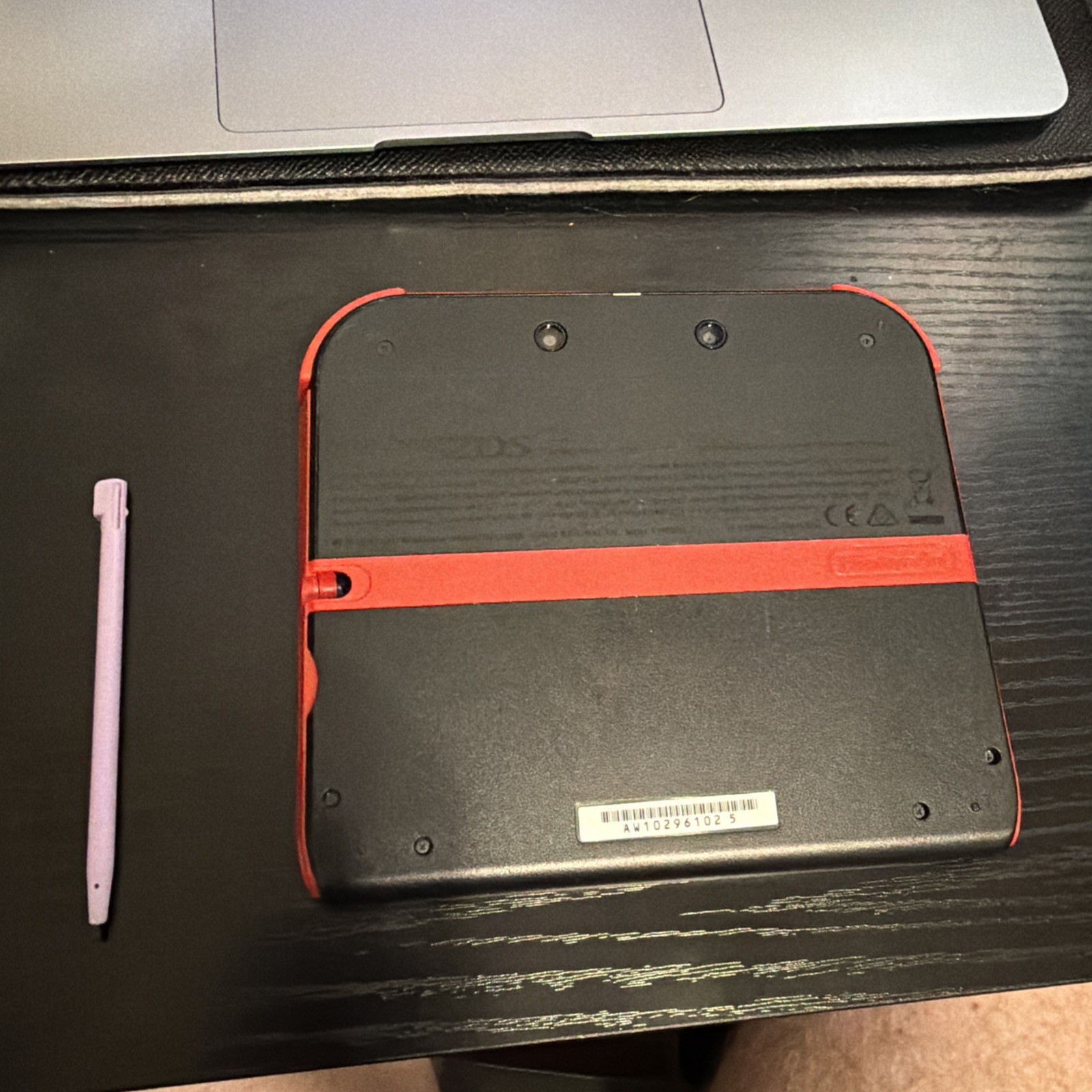 Nintendo 2DS Launch Edition Crimson Red Handheld System Works Great