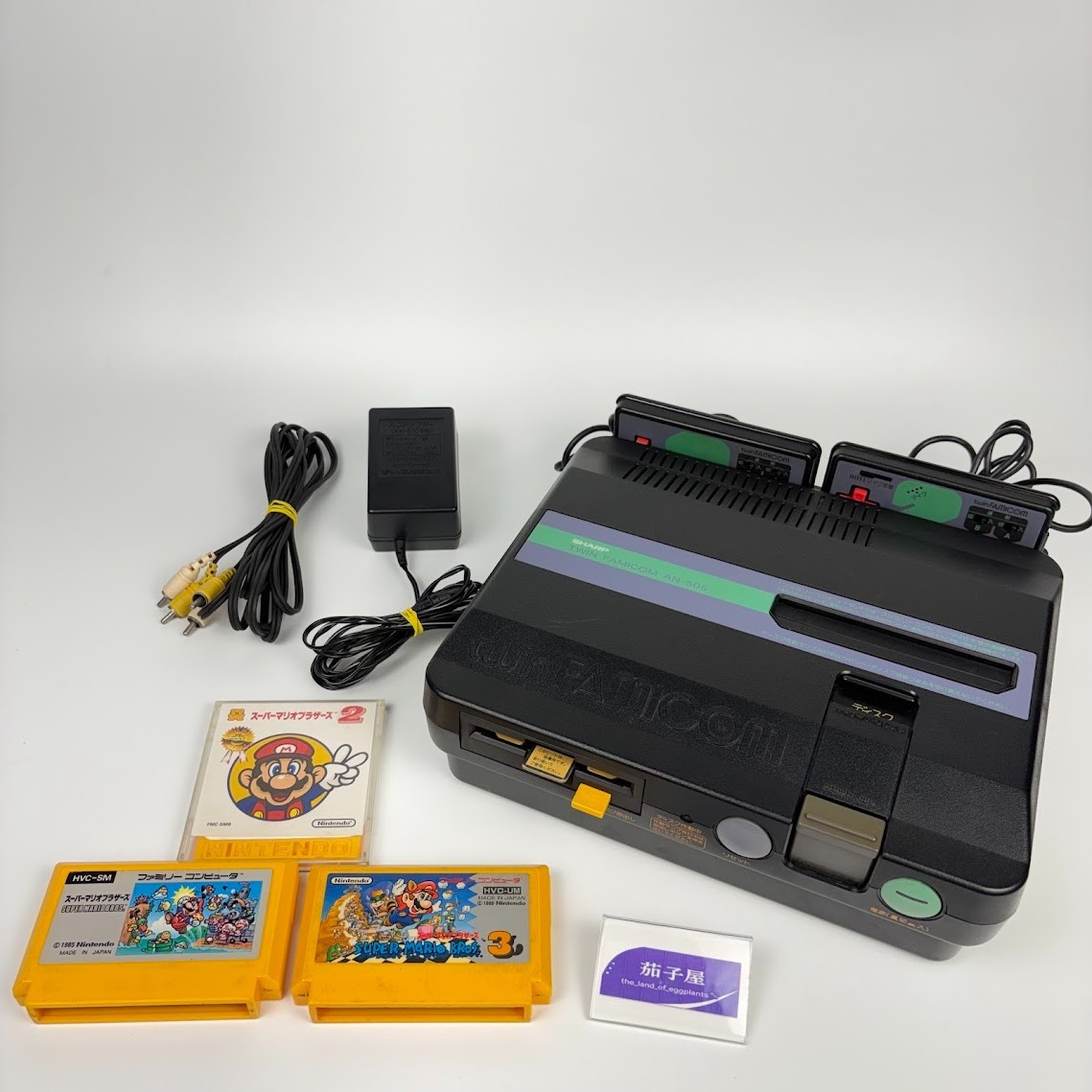 Sharp Twin Famicom AN-505BK Super Mario Bros 123 The Original Mario Experience