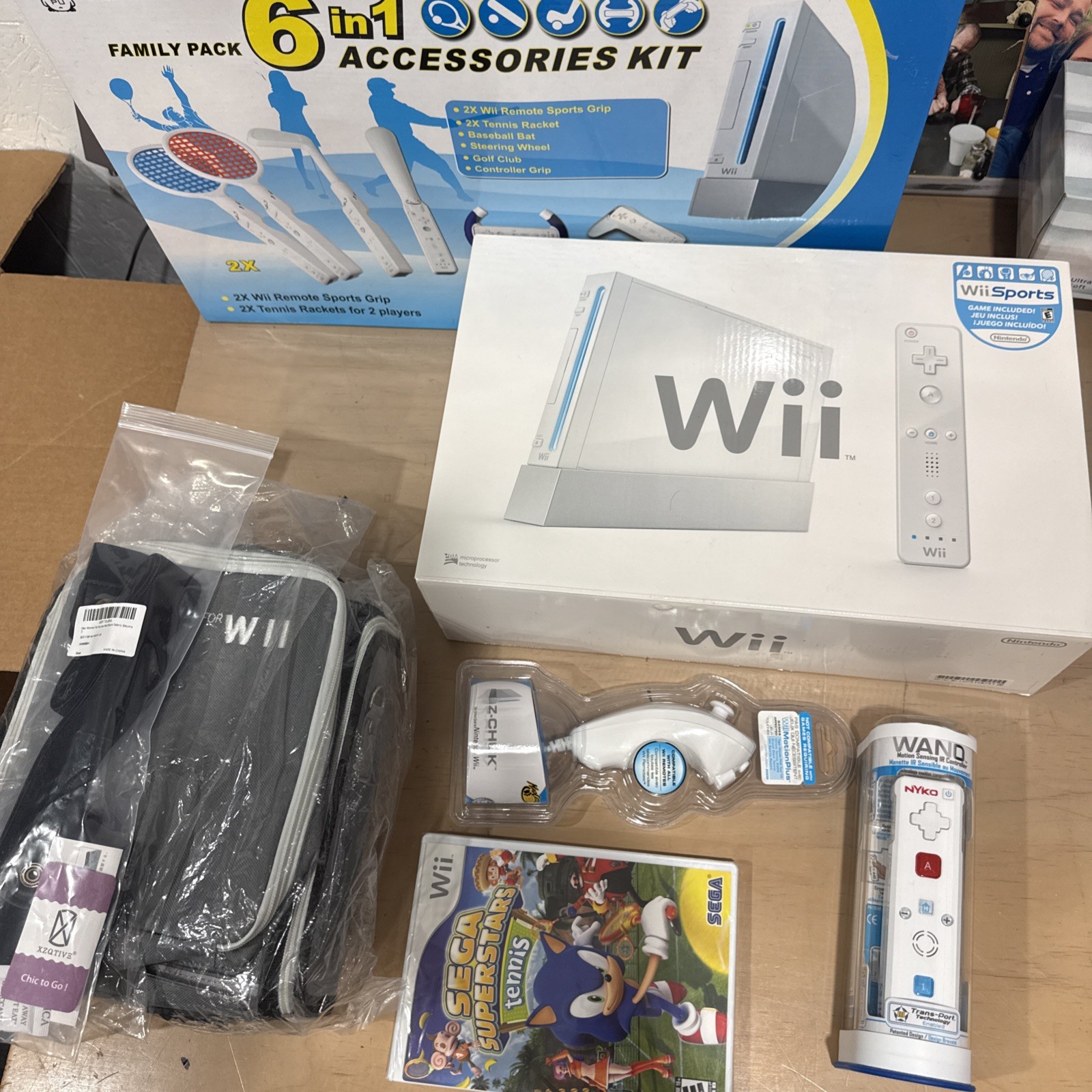 Nintendo Wii Sports Console (White) Wii System Bundle Brand With Extras All New!