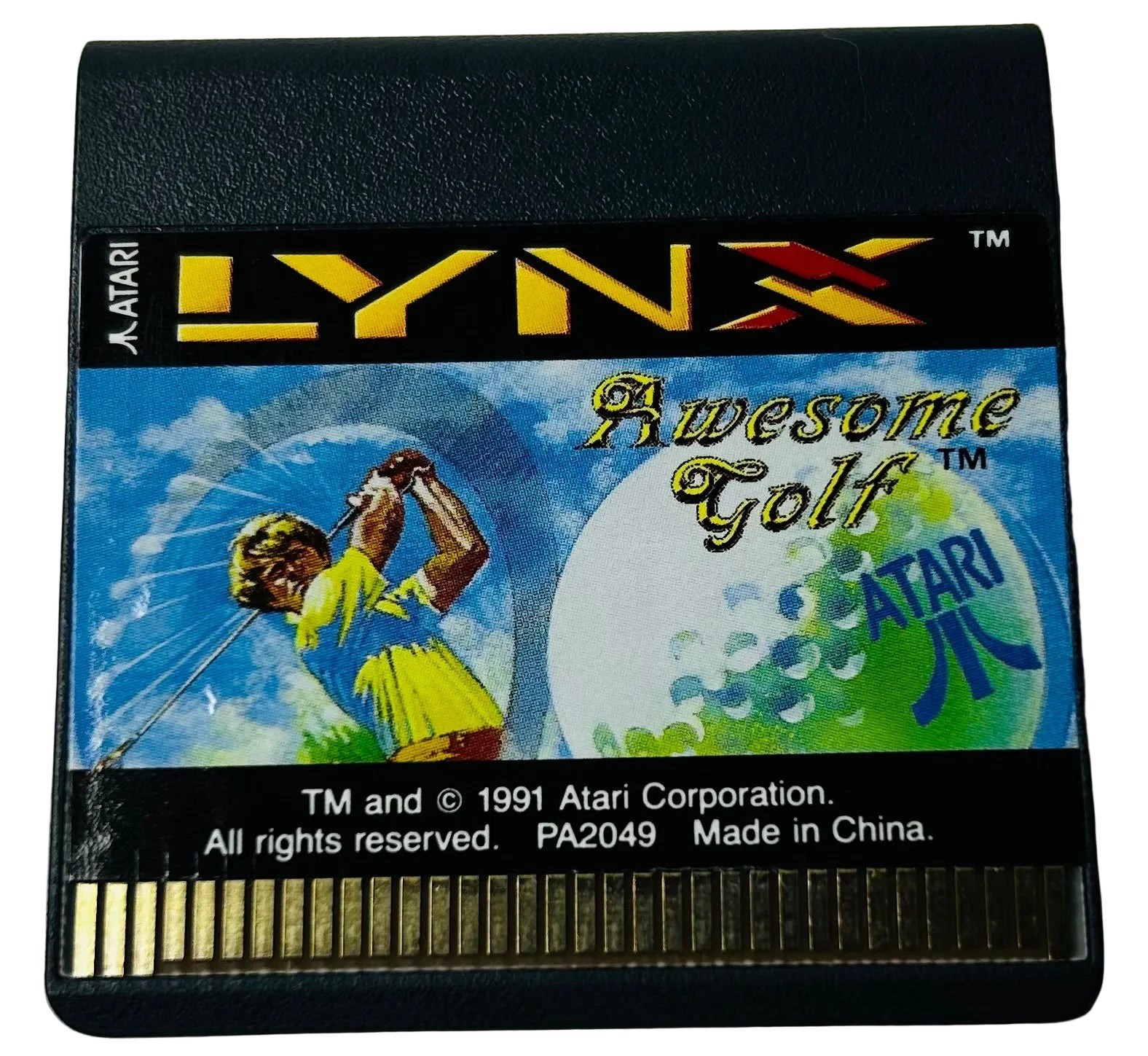 Atari Lynx II Handheld with Manual, Case, & 3 Games Tested & Works