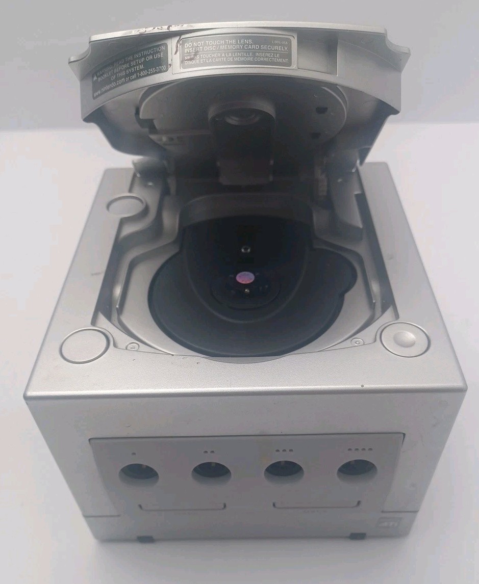 Nintendo GameCube Platinum Console -Controller- Cords Included DOL 001