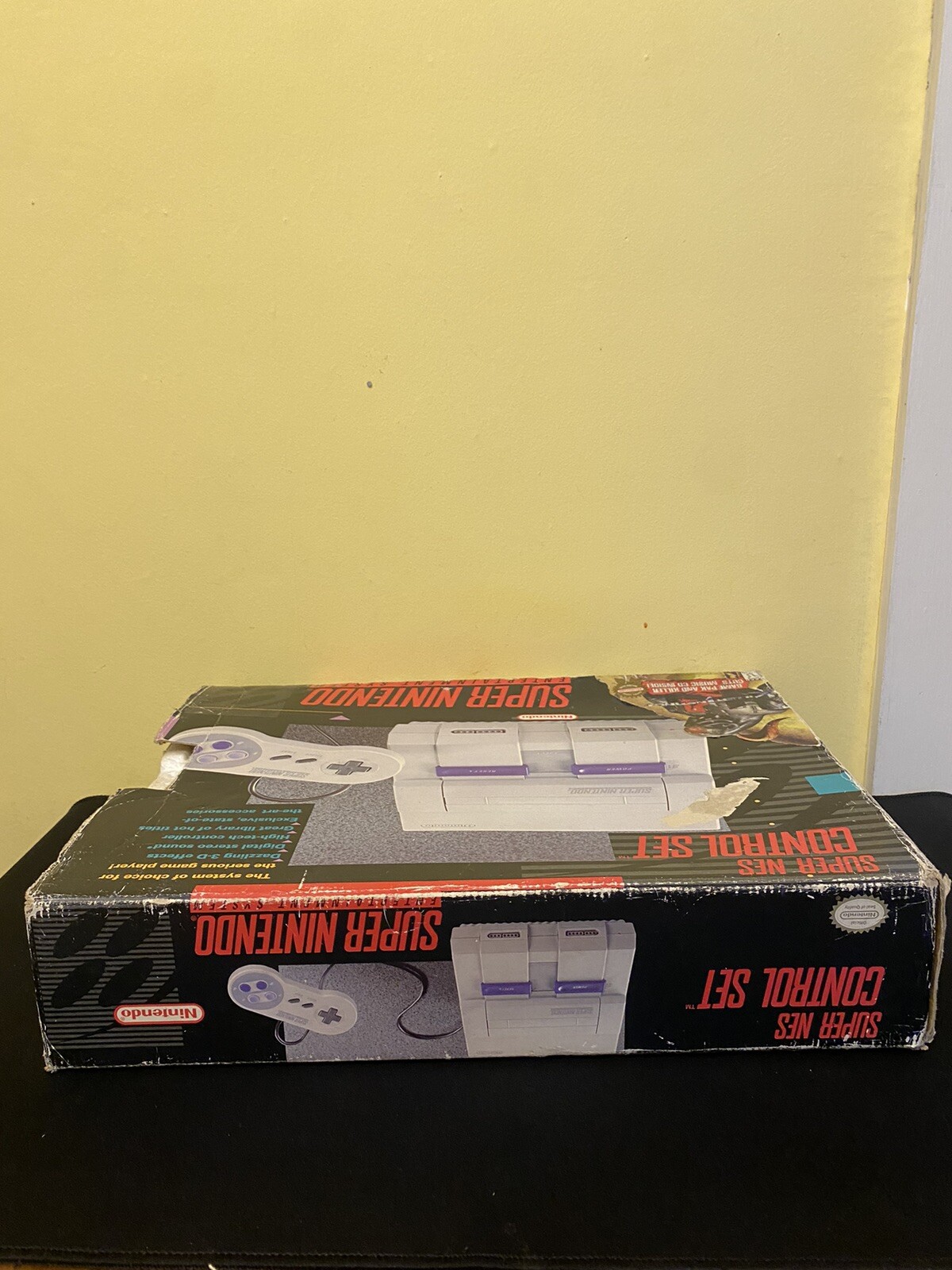 Super Nintendo SNES Control Set System w/ Box & Super Game Boy – READ *TESTED*