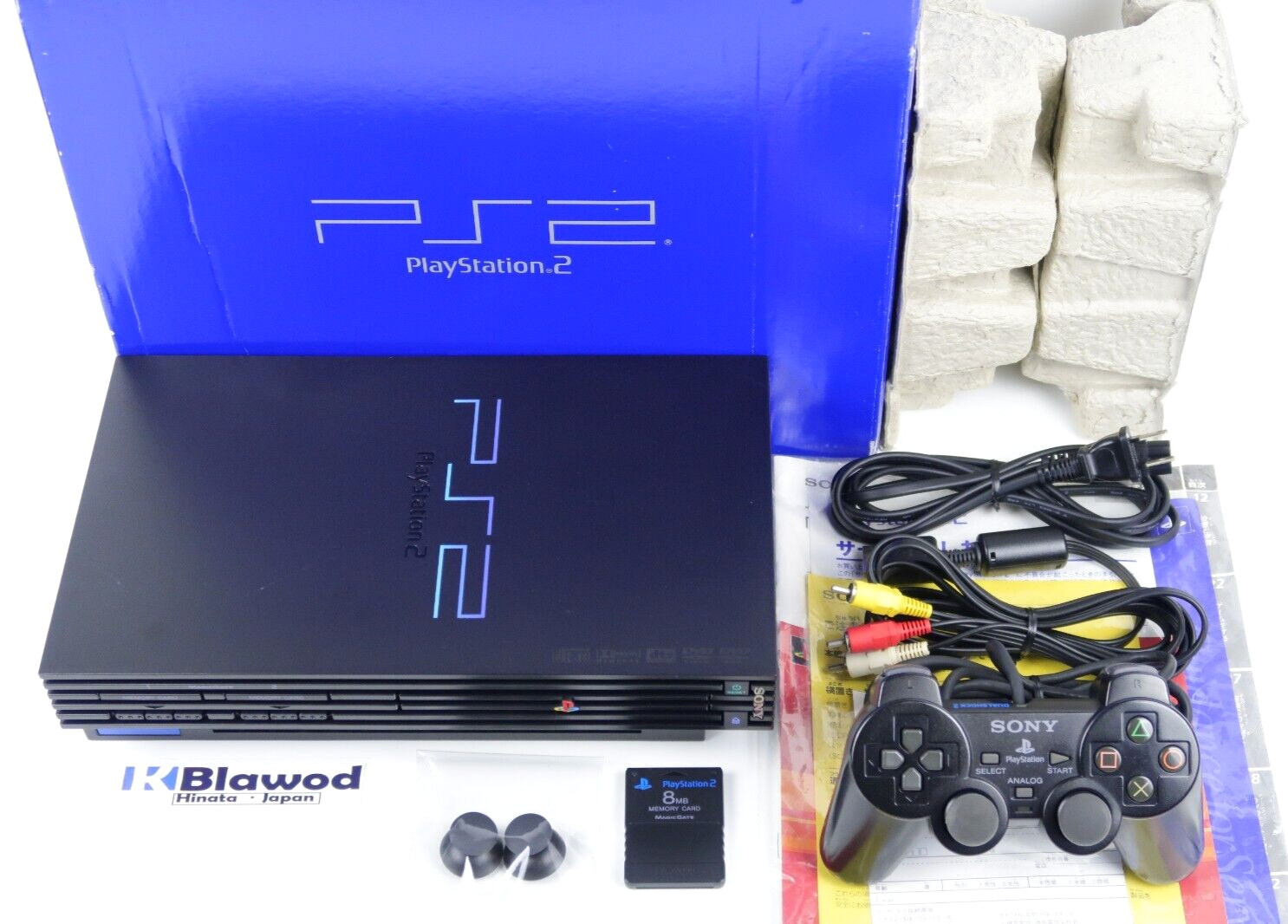 Playstation 2 PS2 Console System SCPH-39000 W/Box Japan Import NTSC-J F/S SONY