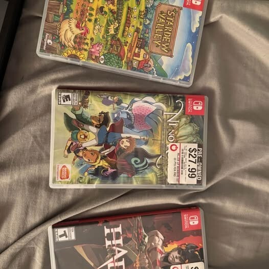 Nintendo Switch Game Console with game and controller and case