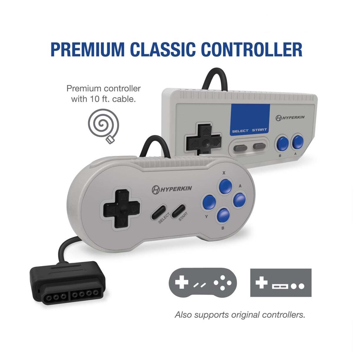Hyperkin RetroN 2 HD Gaming Console for NES/SNES/Super Famicom Games – Gray