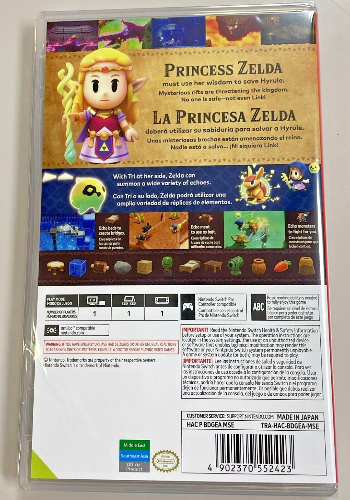 The Legend of Zelda Echoes of Wisdom + Link’s Awakening Switch Brand New Special