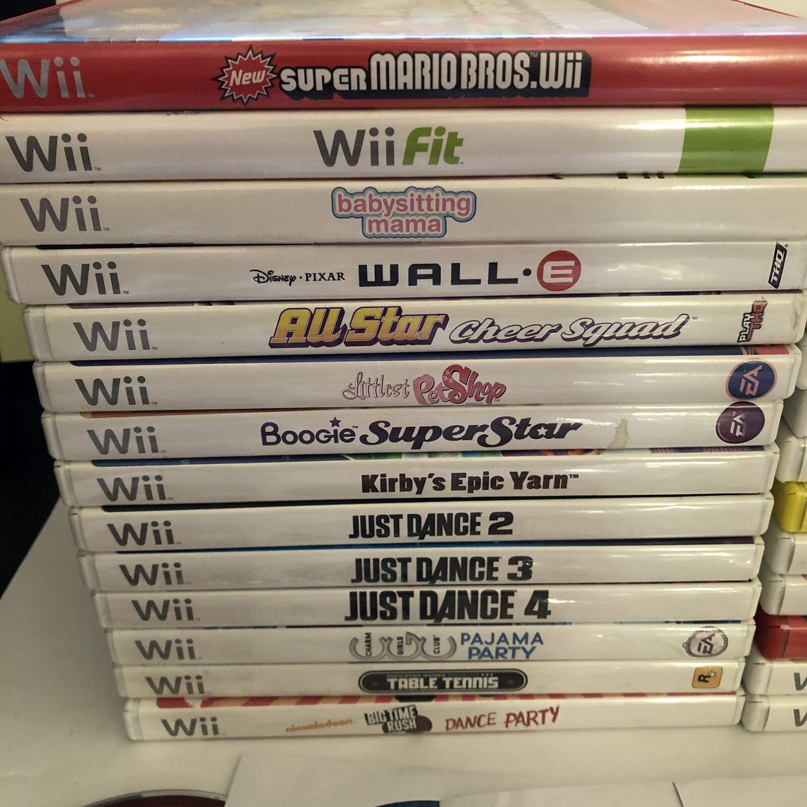 SAME DAY SHIPPING🚚💨 Nintendo Wii System Console 2 Controllers GAMES BUNDLE