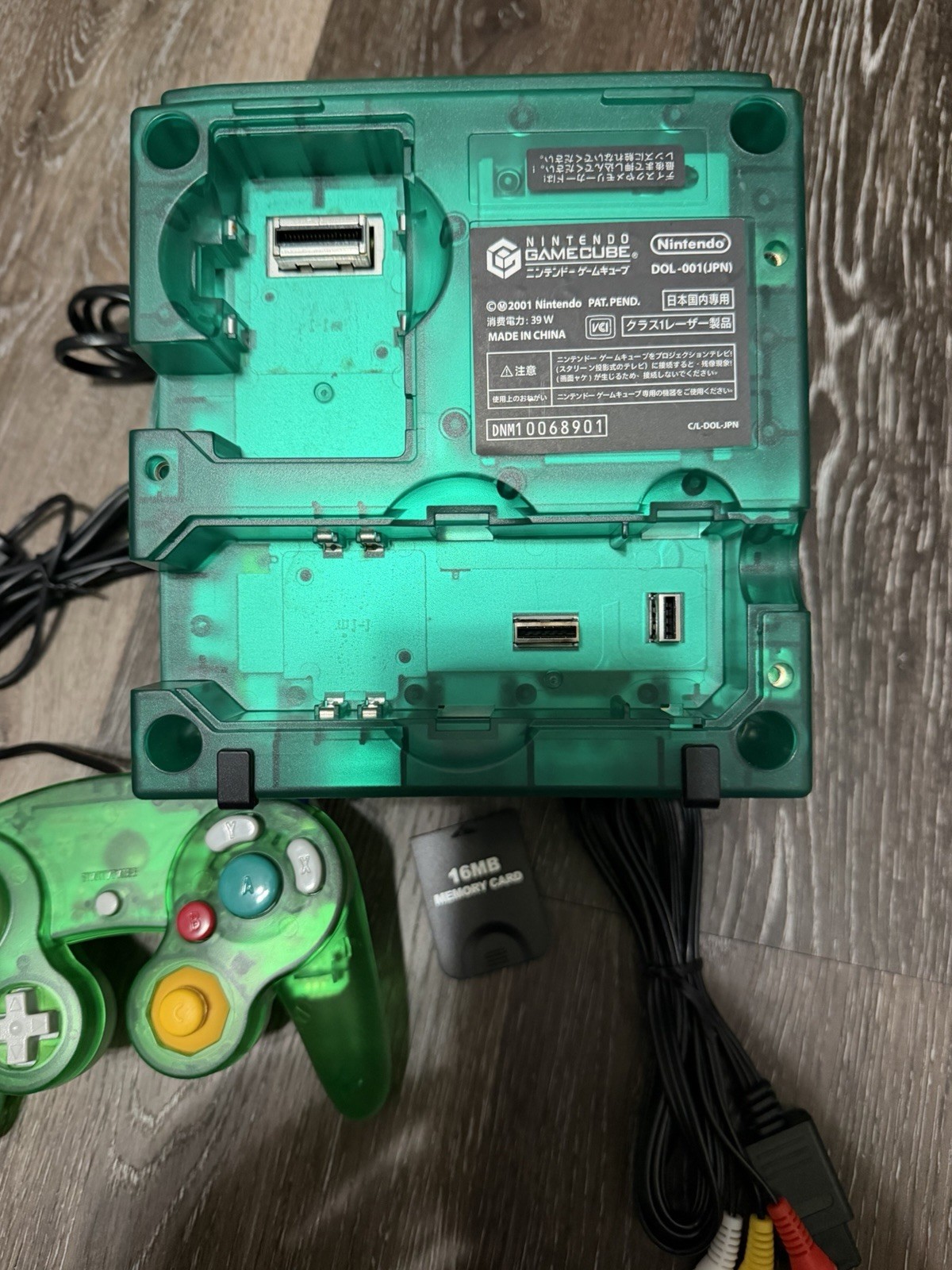 🔥 Nintendo GameCube – Translucent Emerald Green , Recapped, Bundle ‼️