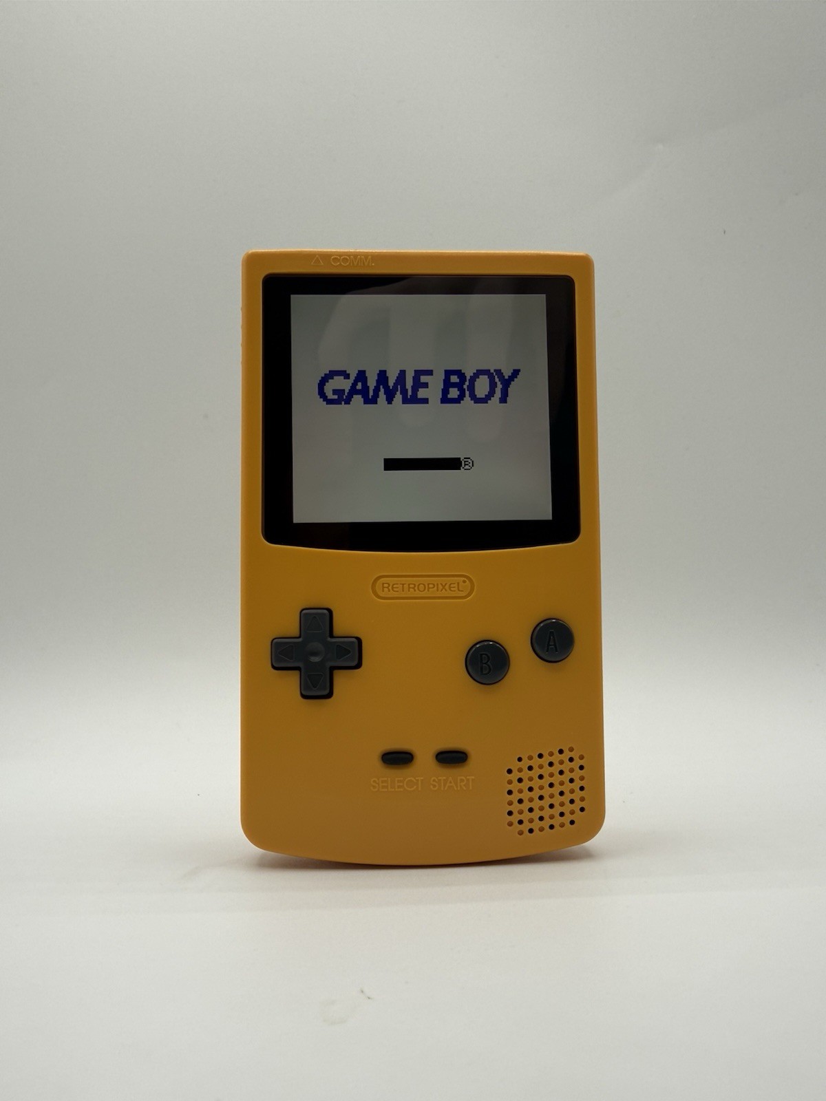 Dandelion Yellow USB C Rechargeable Gameboy Color Gameboy Mod IPS Screen