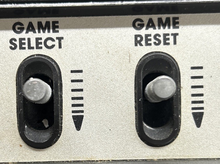 ATARI Tele-Games Video Arcade Console With Game Paddles And Joysticks Works