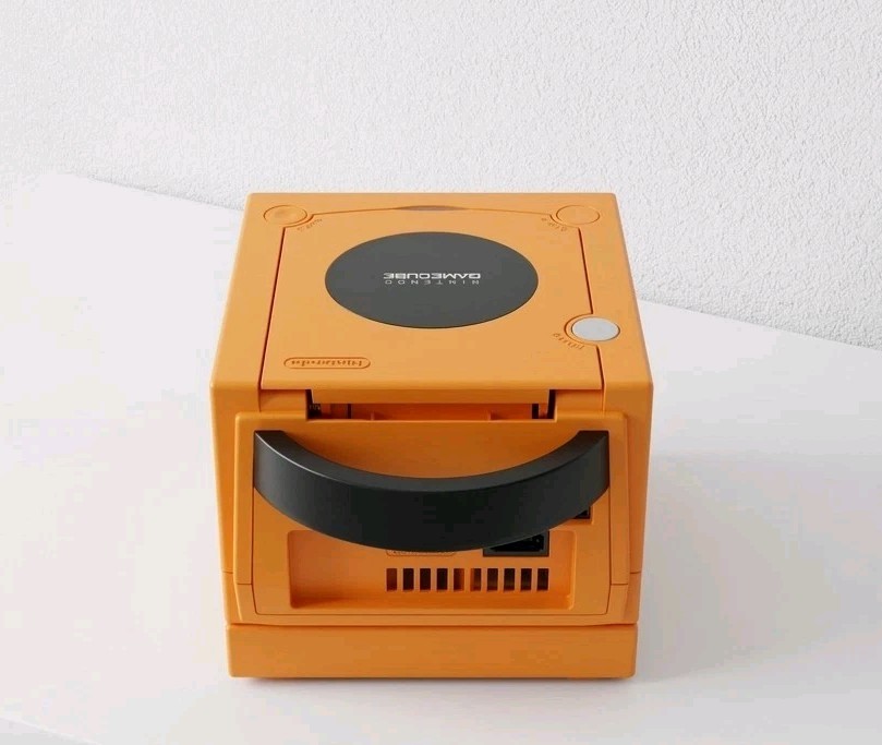 Nintendo GameCube Spice Orange Console GameBoy Player Japan Import GC