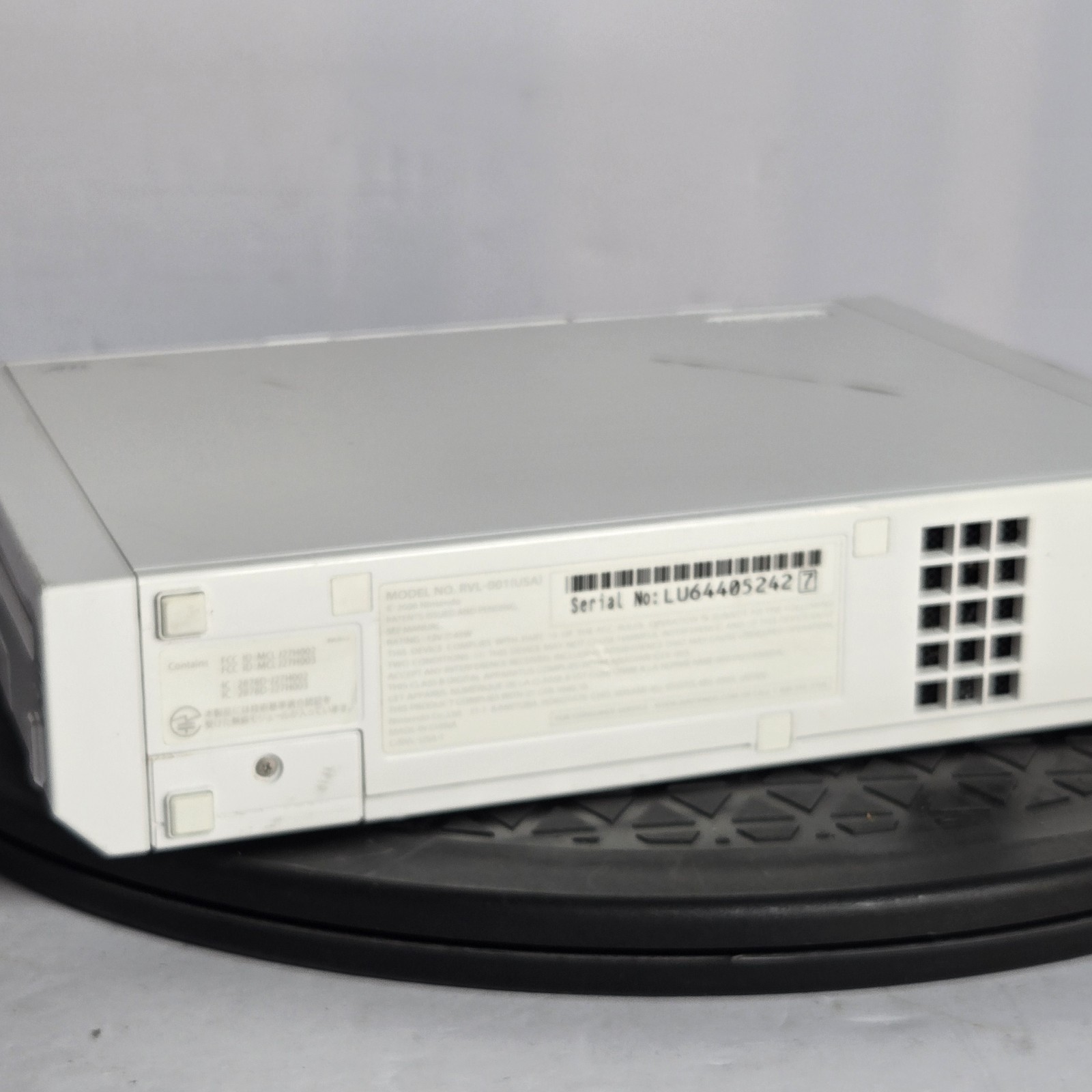 Nintendo Wii Console Only White Replacement Gamecube Compatible RVL-001 Tested