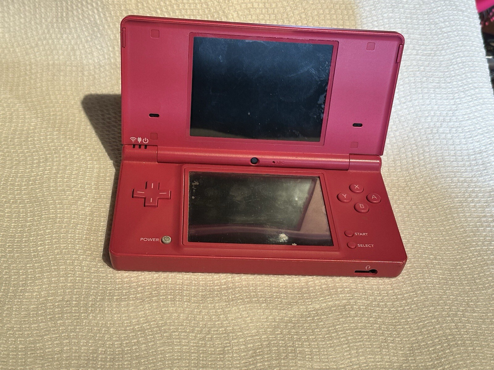 Nintendo DSi Style Boutique Pink Handheld System With Car Charger