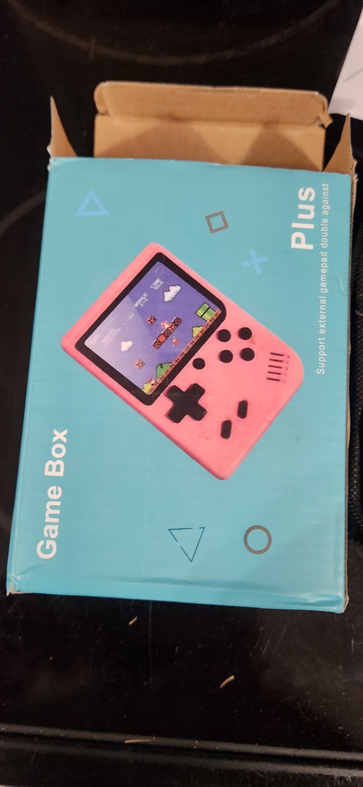 Game Box Plus- Hand Held Game System Red With Controller/ New
