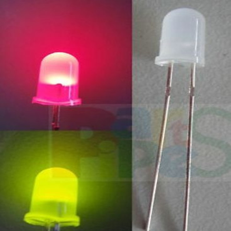 10x 3mm Bi-Color Changing Bi-Polar Red/Green Led,RGFs