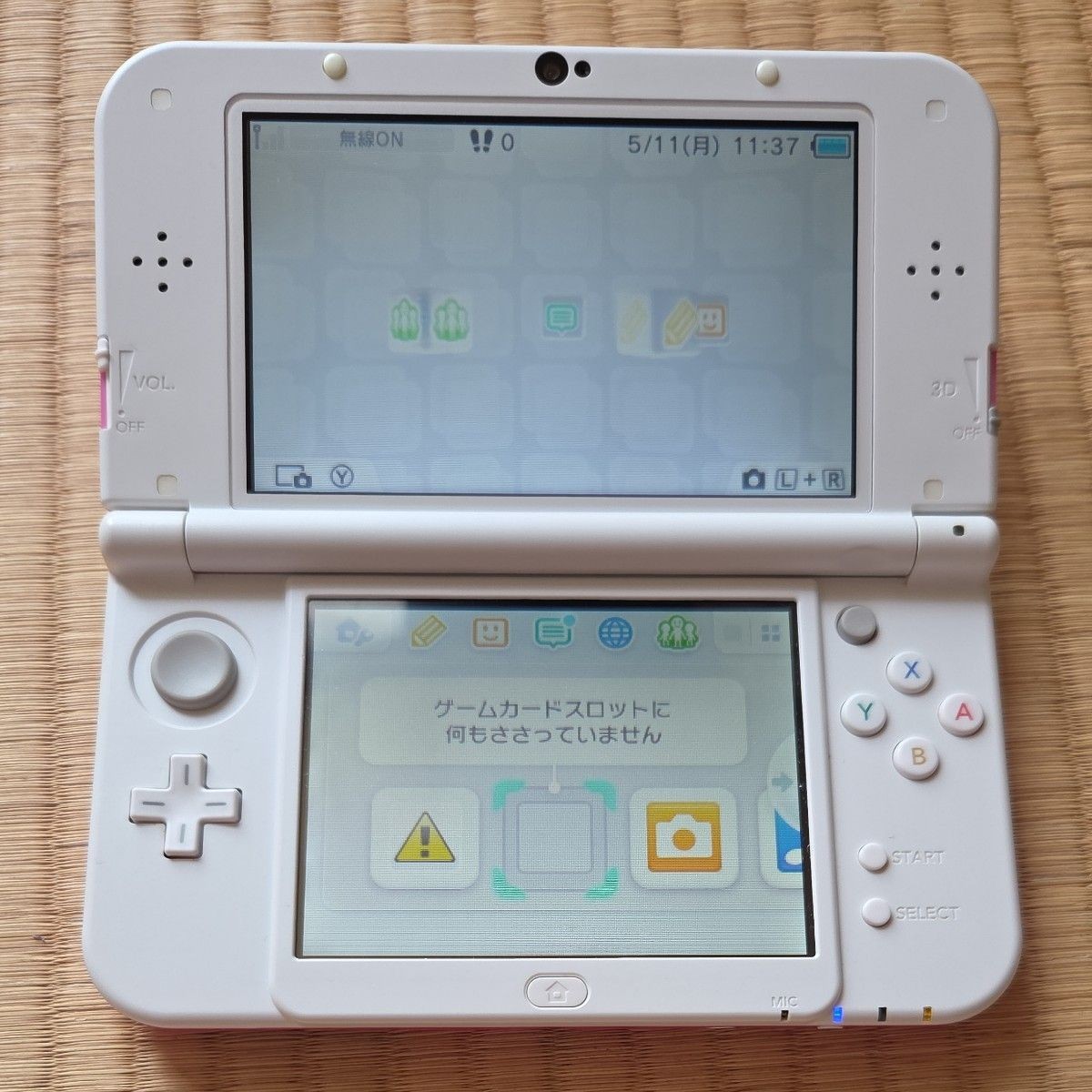 New Nintendo 3DS XL LL Pink White Console Stylus Working Tested Japanese ver