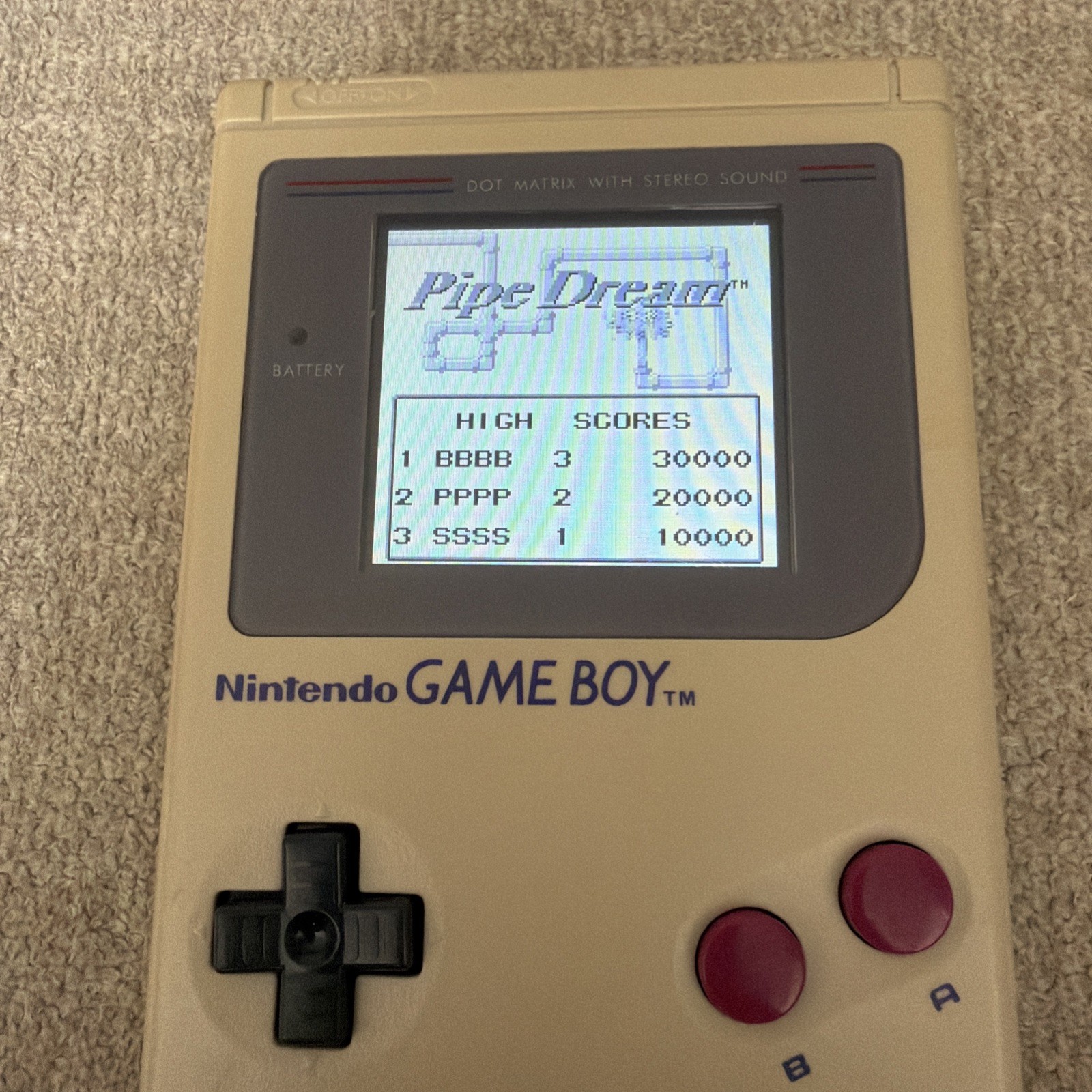 Nintendo Game Boy DMG-01 – IPS Screen Mod – Tested READ