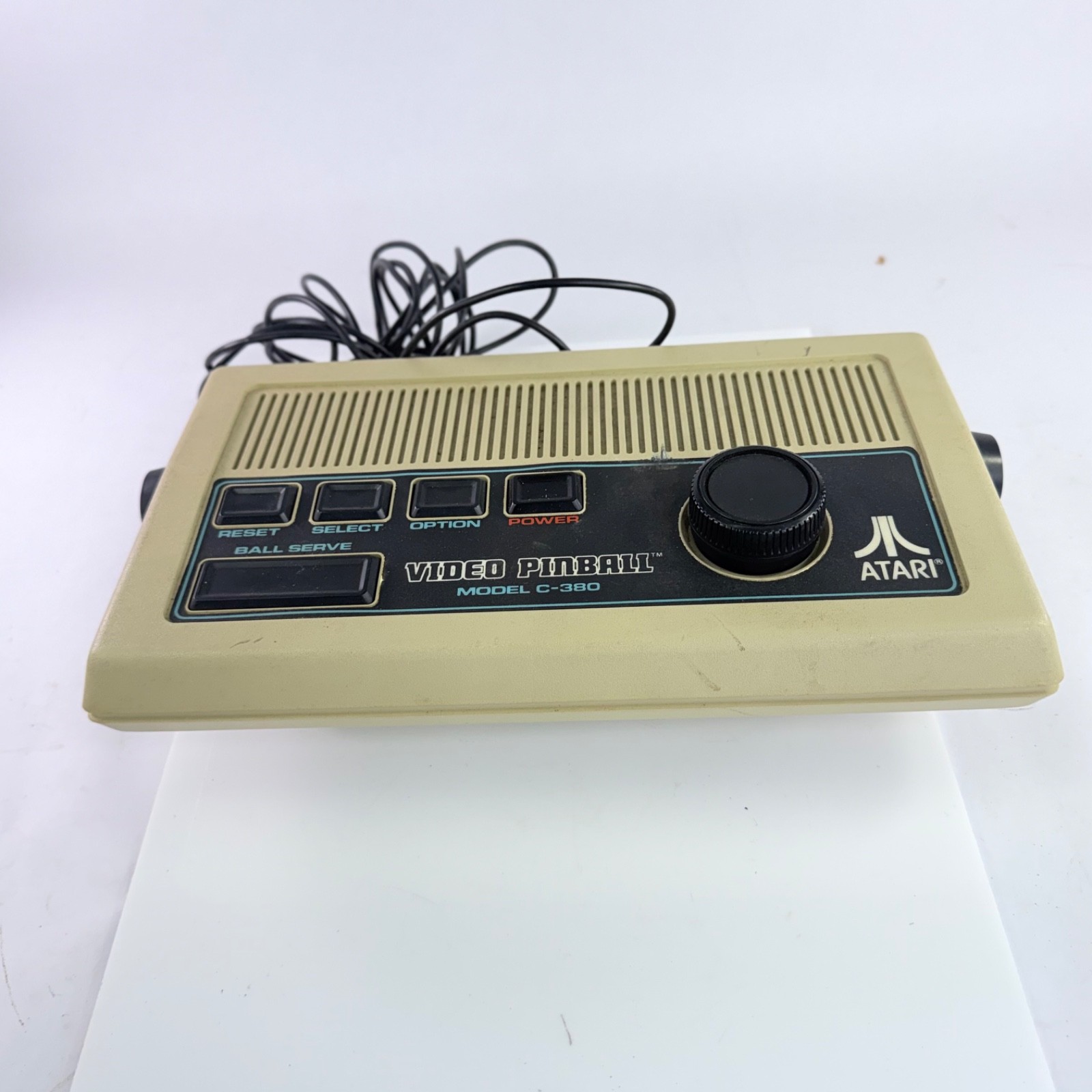 Atari Video Pinball Model C-380 Vintage Home Console 1977 w RF Cable Untested