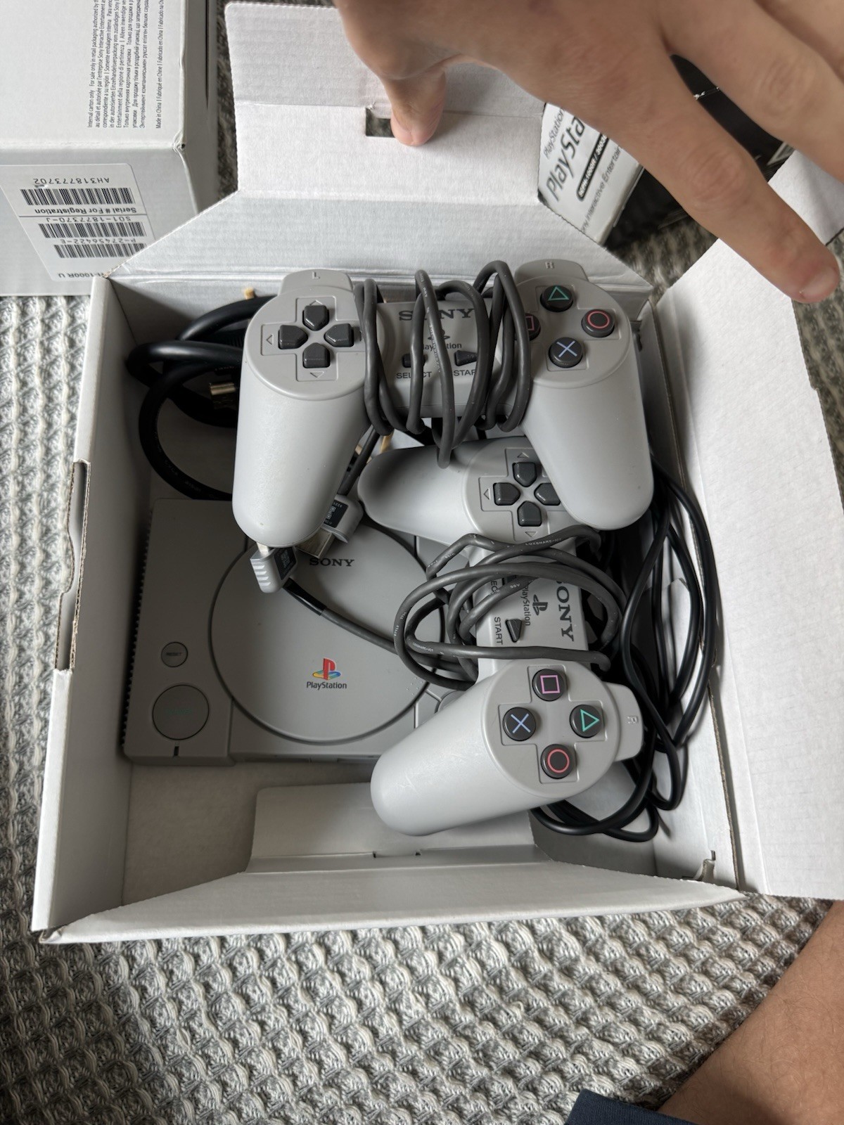 Sony PlayStation Classic Console w/ Box 2 Controllers HDMI 16GB 720p NTSC-U