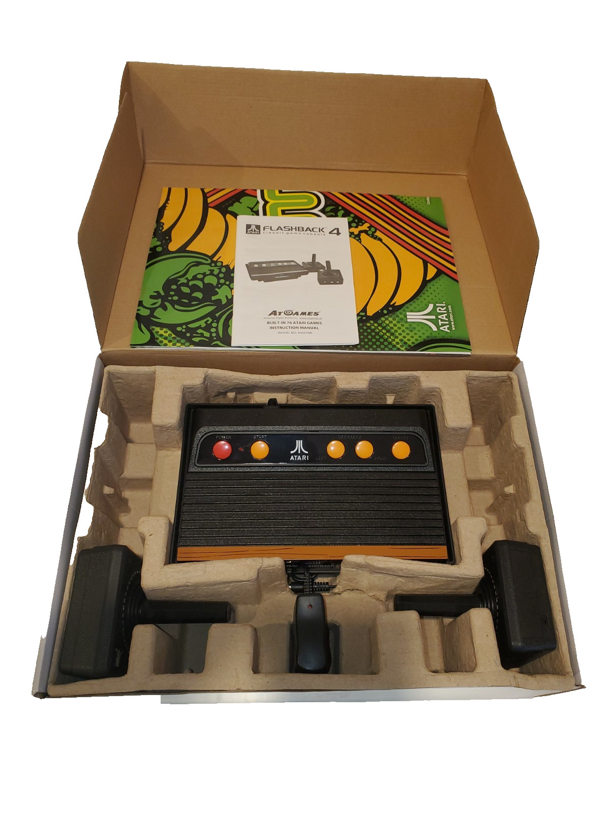 Vintage ATARI 2600 Flashback 4 Mini Classic Video Game System 76 Games Millipede