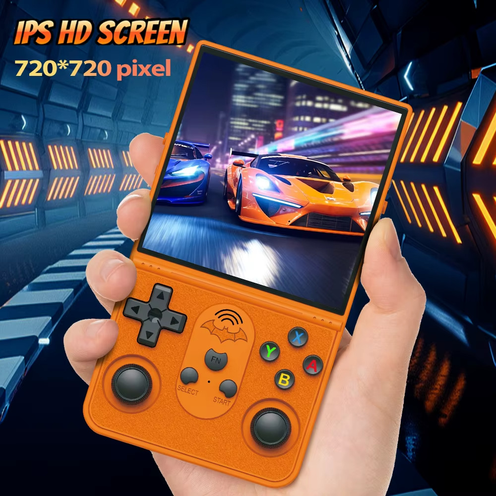 4″ IPS Retro Handheld Game Console 18000 Games 64GB Quad Core Dual Joystick 3D