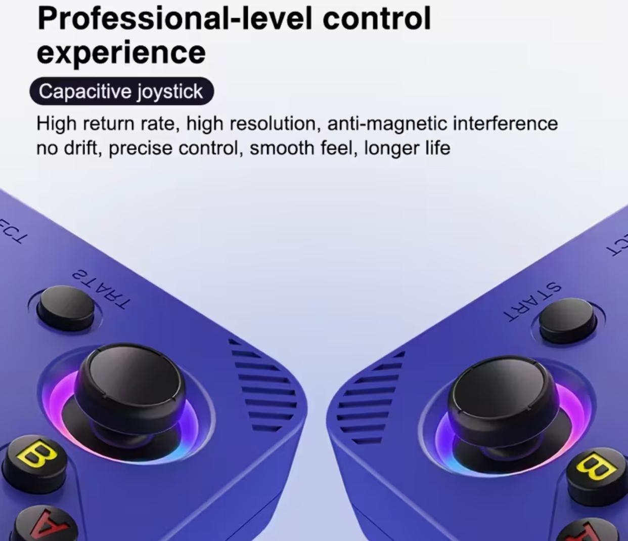 NEW-2025 Retro Handheld Game Console, 30+ Emulator 20,000 + VIDEO GAMES -PURPLE