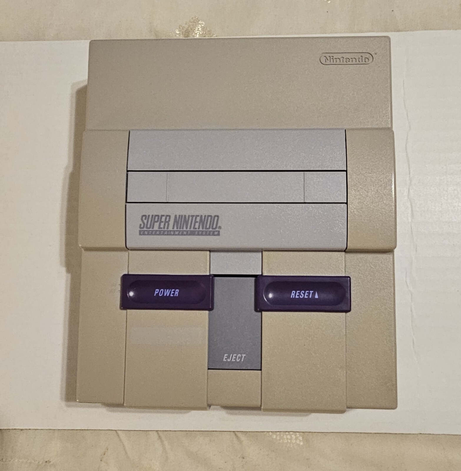Nintendo SNES Console System CIB ⭐️ With Super Mario World 🍄 RARE 1st PRINT 🧱
