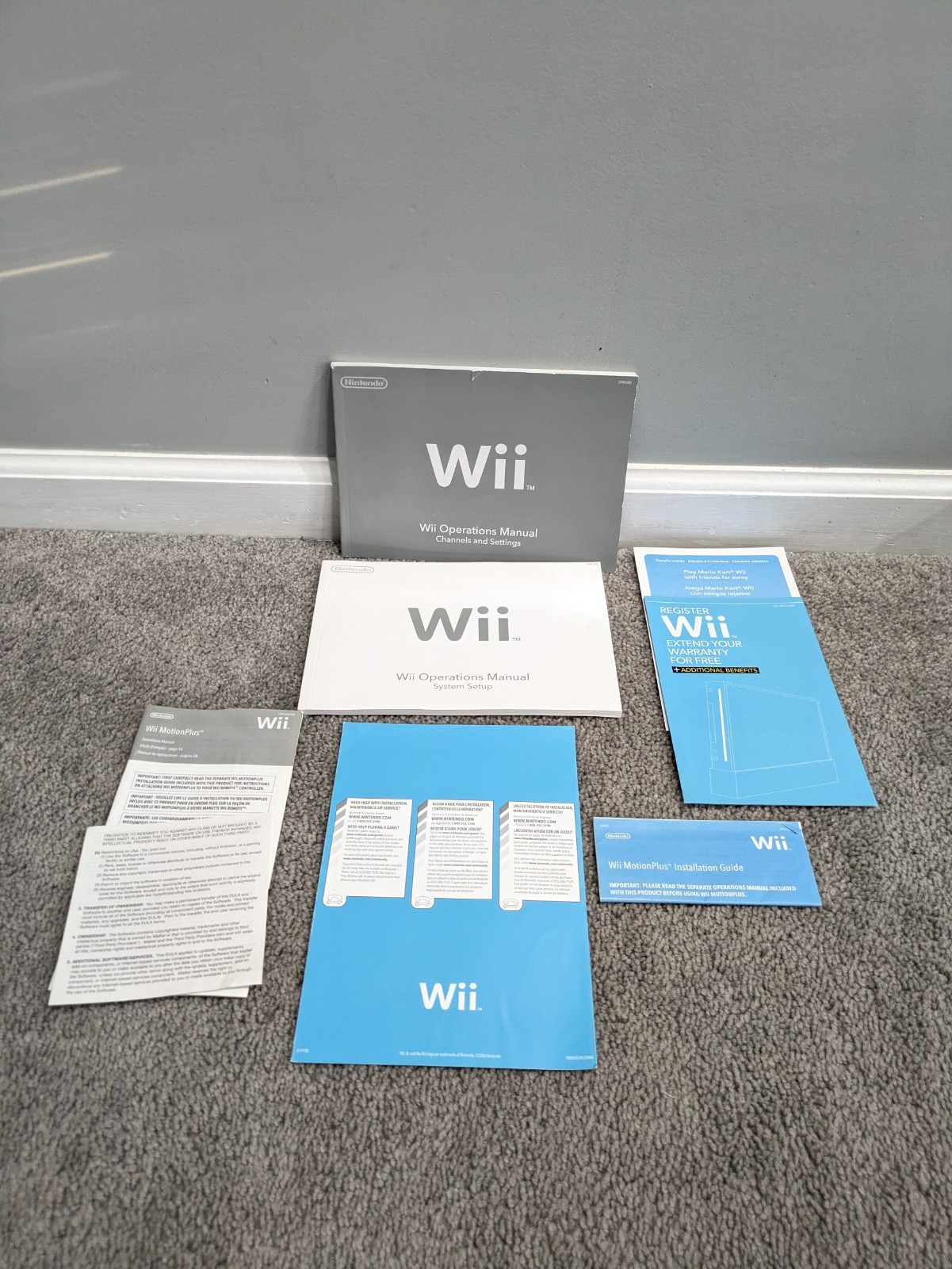 Nintendo Wii RVL-001 GameCube Compatible Console Bundle w 10 Games White TESTED