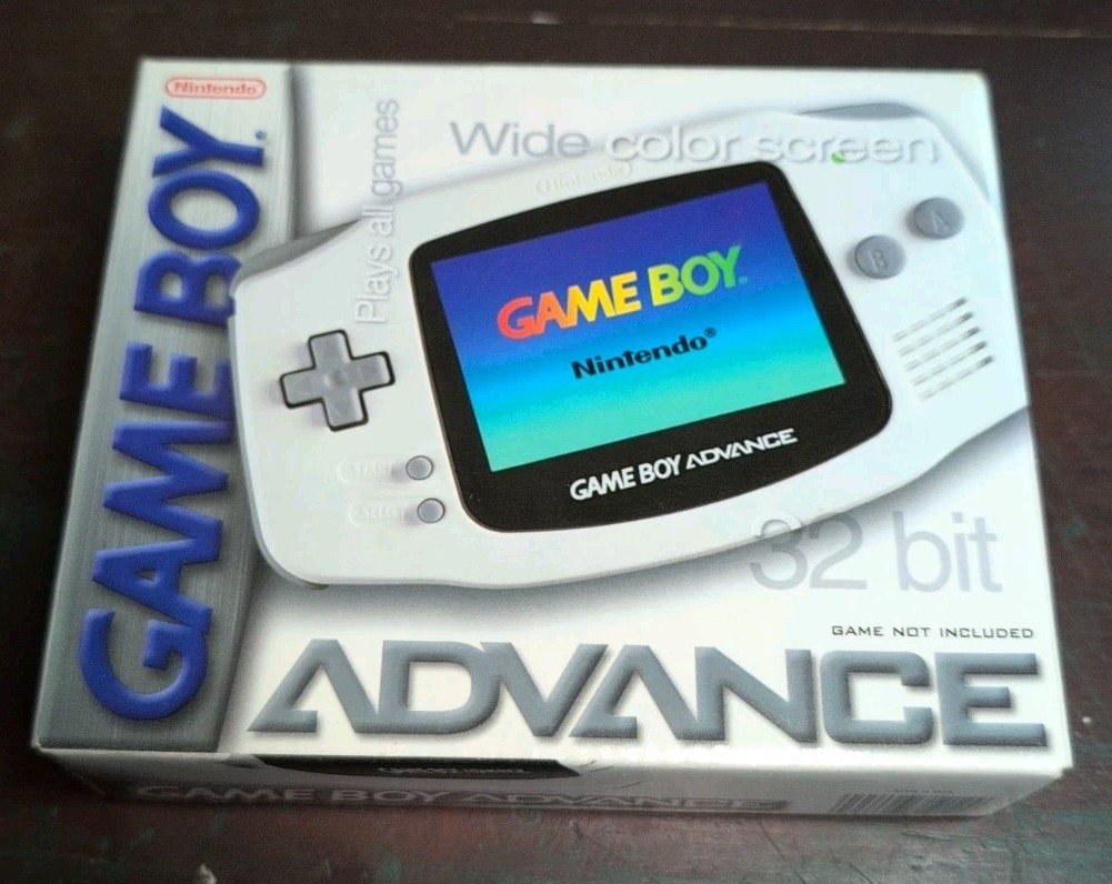 Nintendo Game Boy Advance GBA Console White System CIB, *BEAUTIFUL HIGH GRADE*🔥