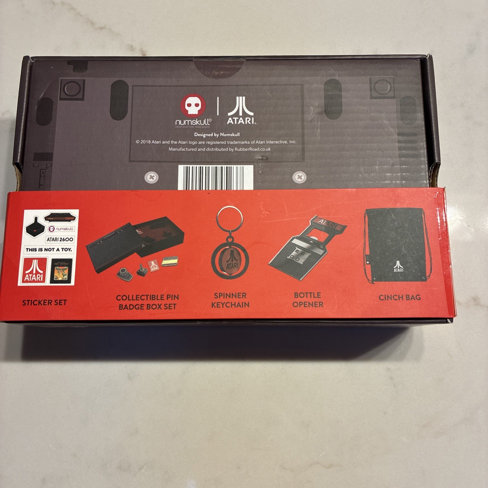 Atari Flashback 4 Console With 1 Controller, Loot Box Retro Gaming 2600 EXTRAS